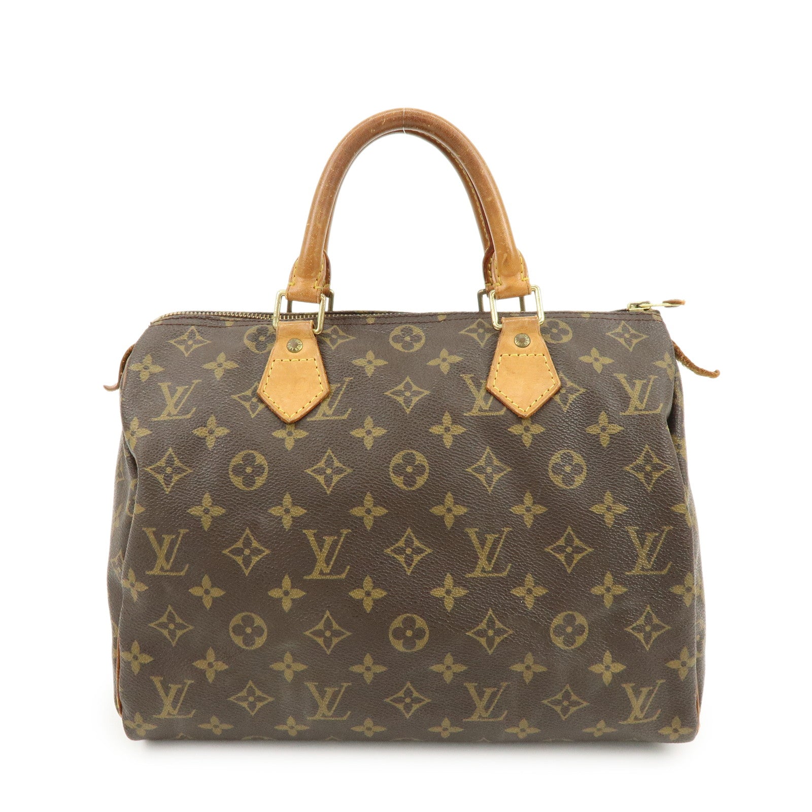 Louis Vuitton Monogram Speedy 30 Boston Bag Hand Bag Brown M41526