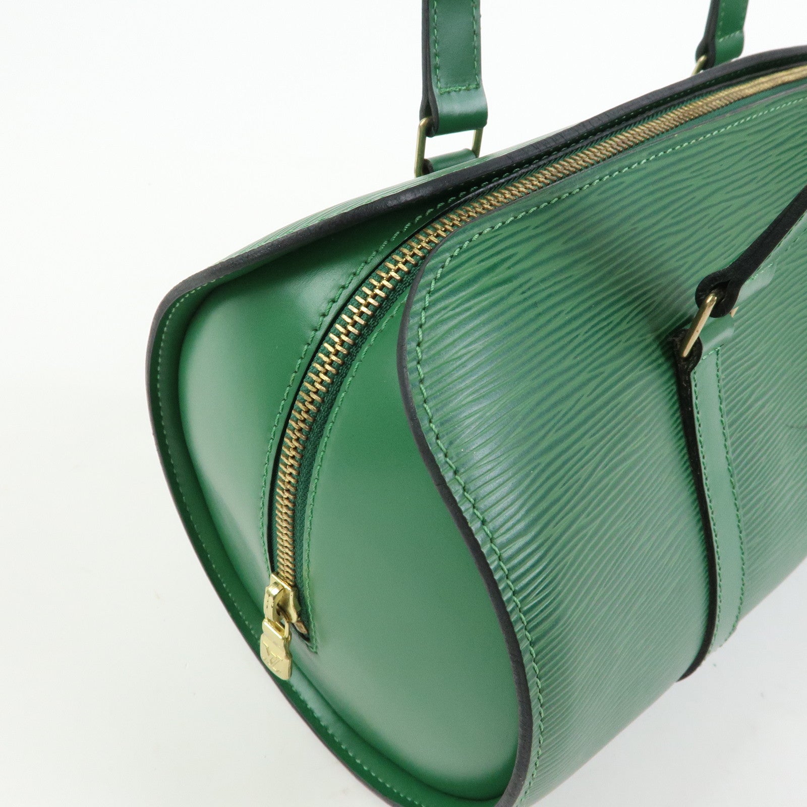 Louis Vuitton Epi Soufflot Hand Bag Borneo Green M52224