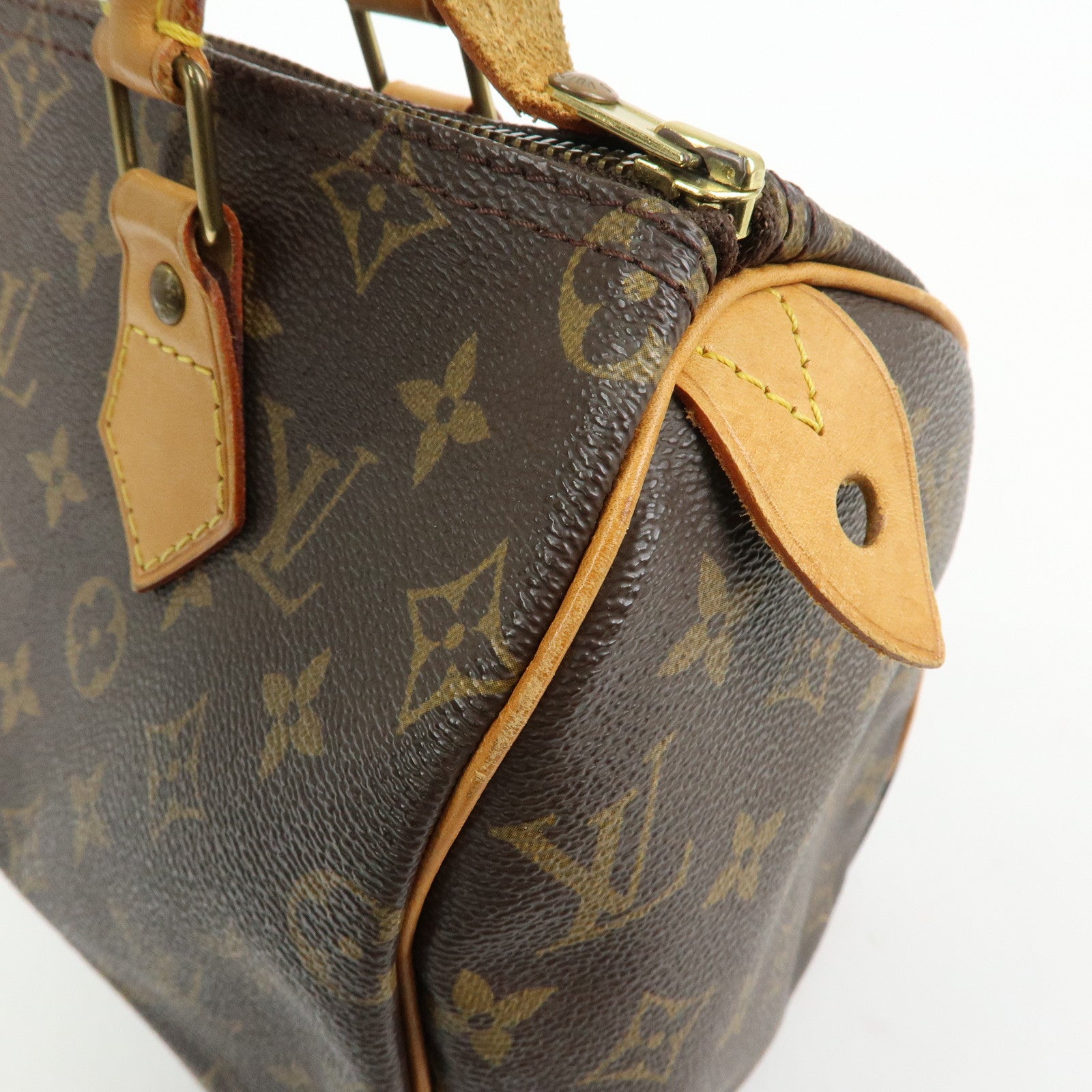 Louis Vuitton Monogram Speedy 25 Boston Bag Hand Bag Brown M41528