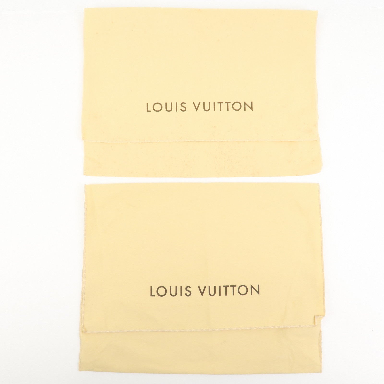Louis Vuitton Set of 11 Dust Bag Storage Bag Flap Beige