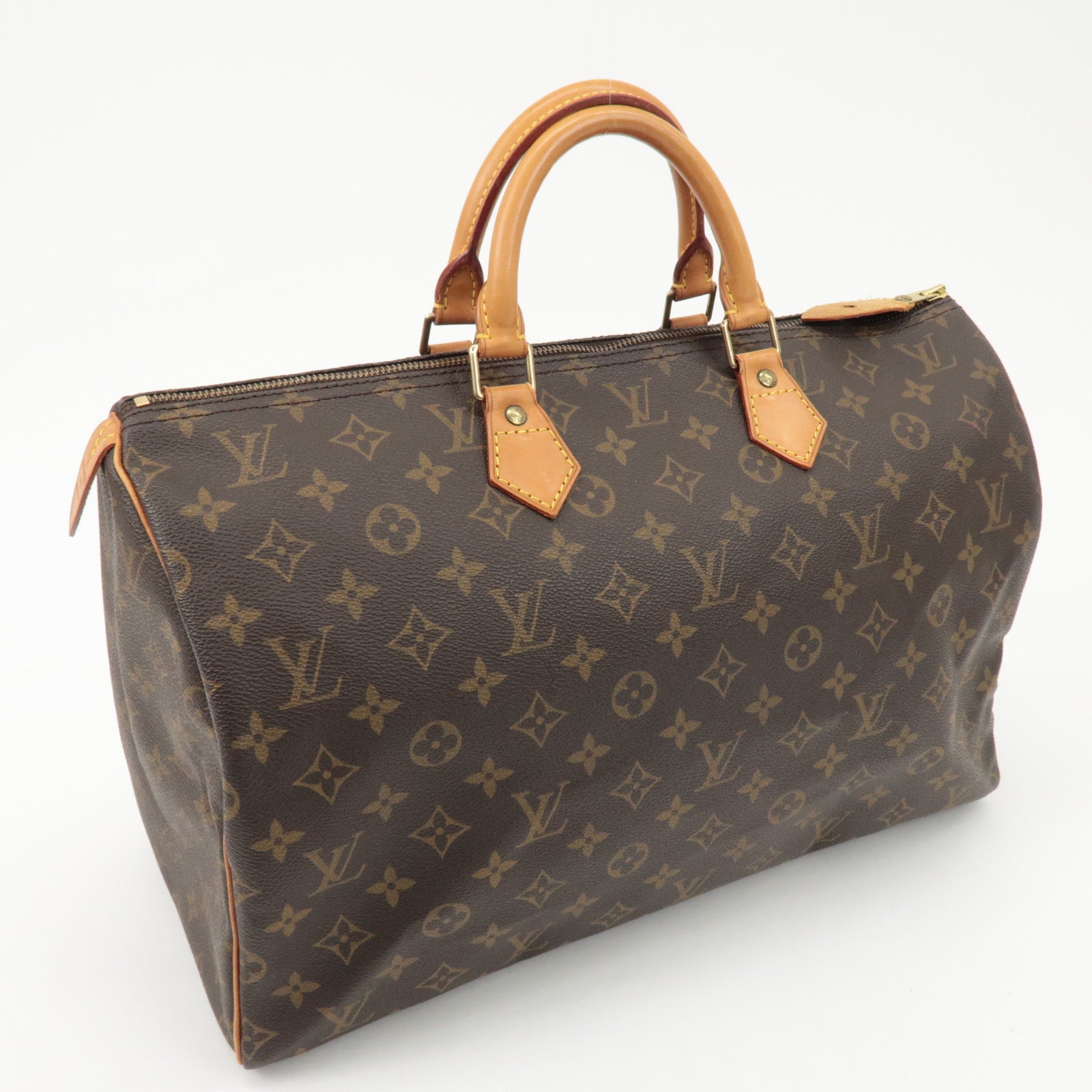 Louis Vuitton Monogram Speedy 40 Hand Bag Boston Bag M41522 Used
