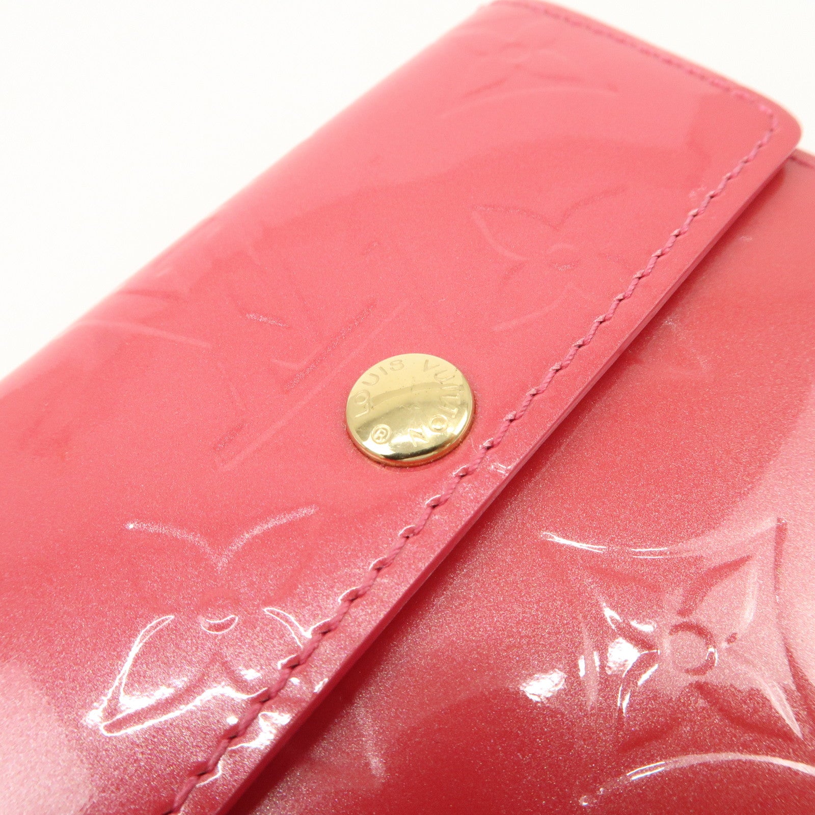 Louis Vuitton Monogram Vernis Ludlow Bi-fold Compact Wallet M9143F