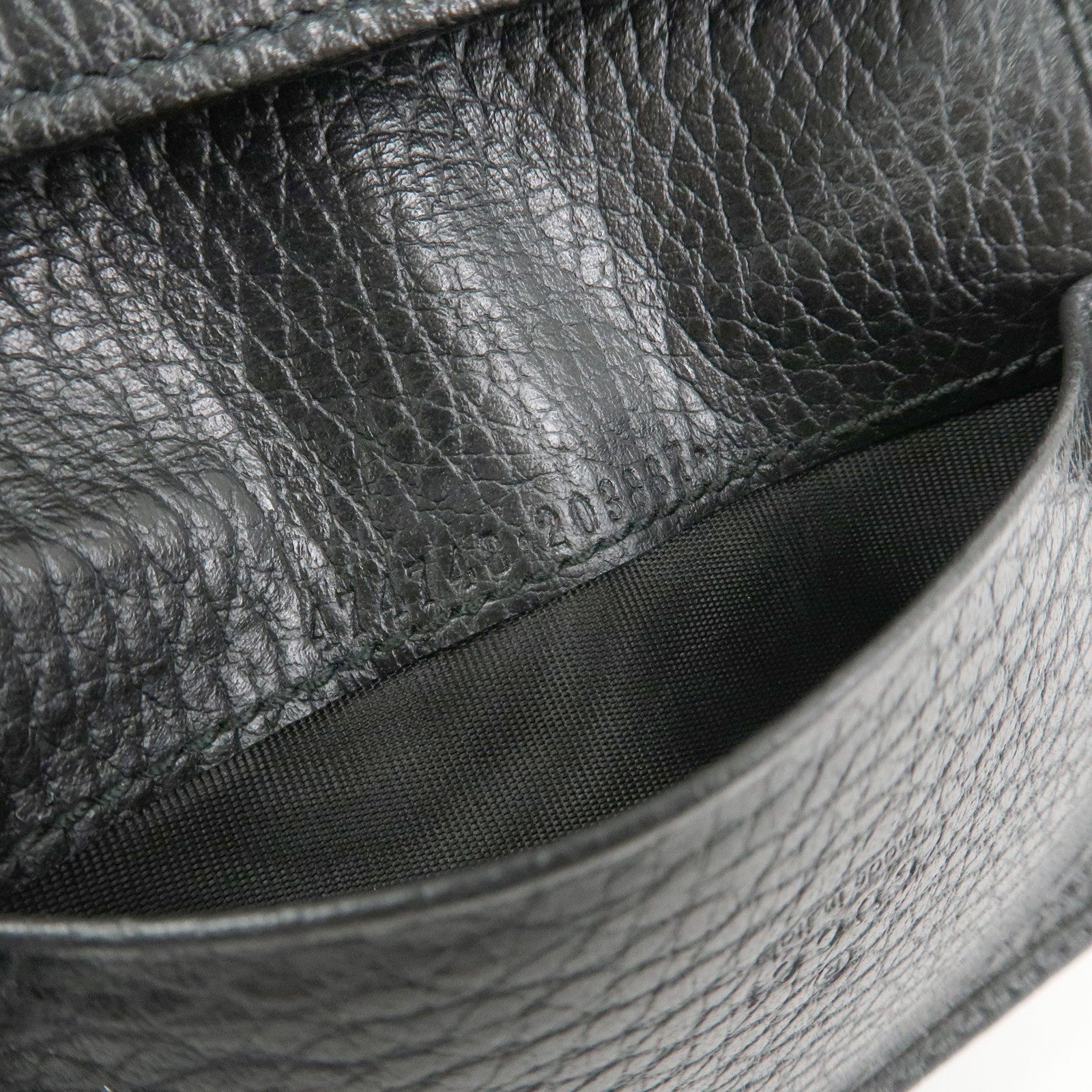 GUCCI GG Marmont Leather Card Case Card Holder Black 474748