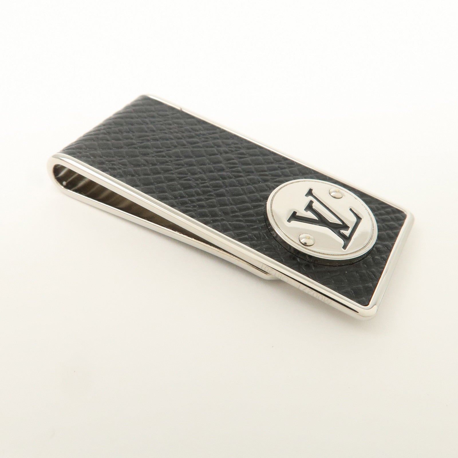 Louis Vuitton Pince Billets Neo LV Club Money Clip Black M63069 Used