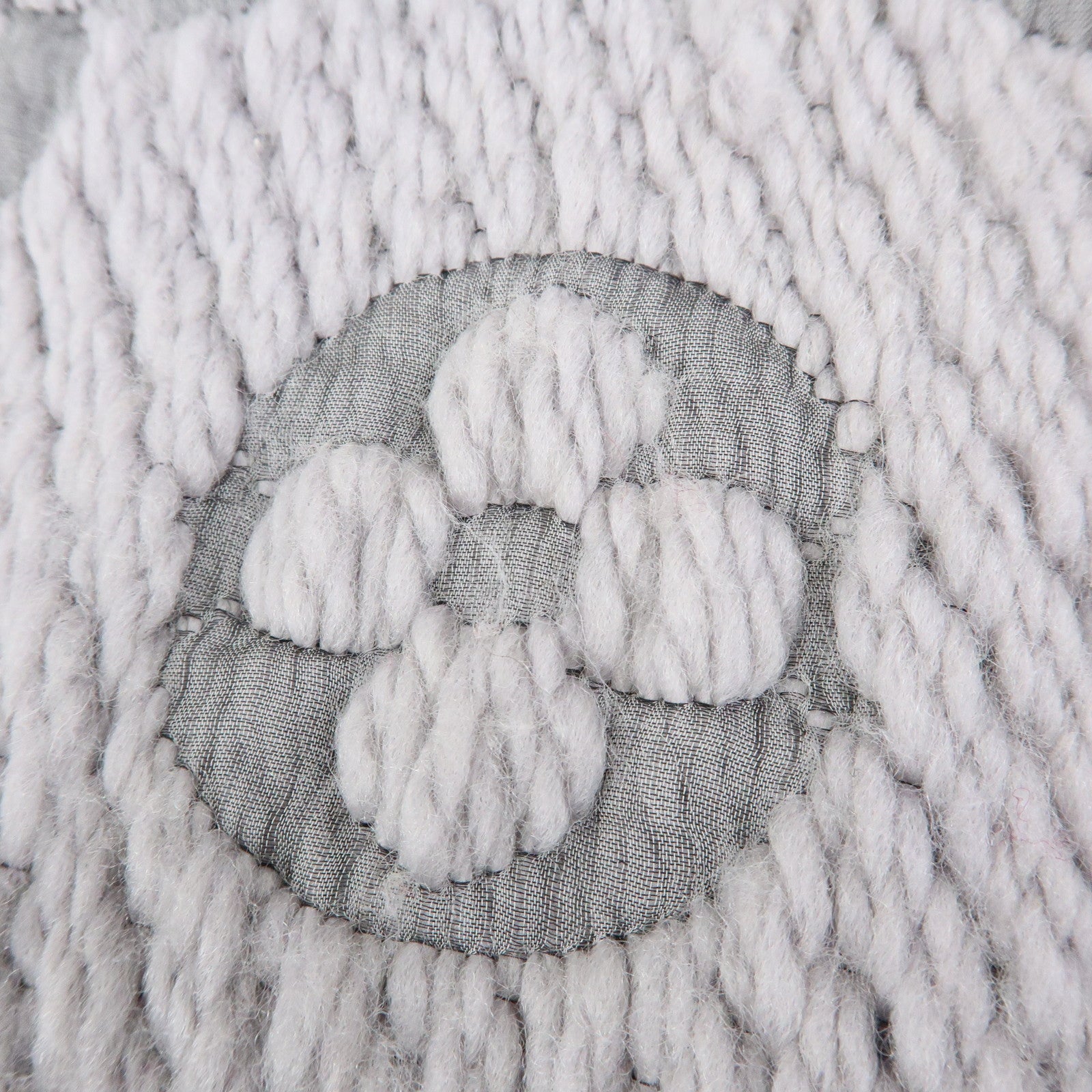 Louis Vuitton Monogram Escharp Logomania Scarf Gris Perle M74742