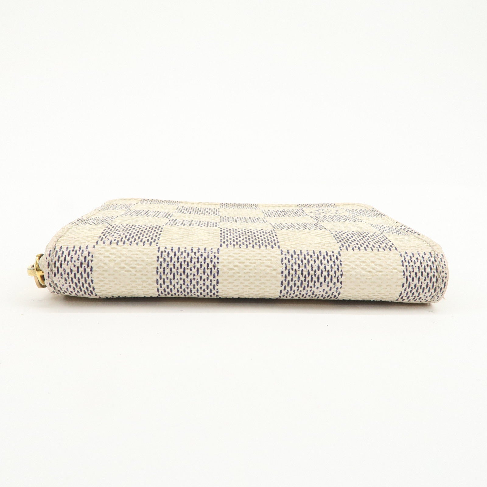 Louis Vuitton Damier Azur Zippy Coin Purse Coin Case Ivory N63069