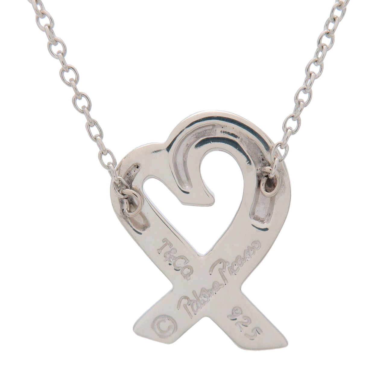 Tiffany & Co Loving Heart Necklace Small SV925 Silver