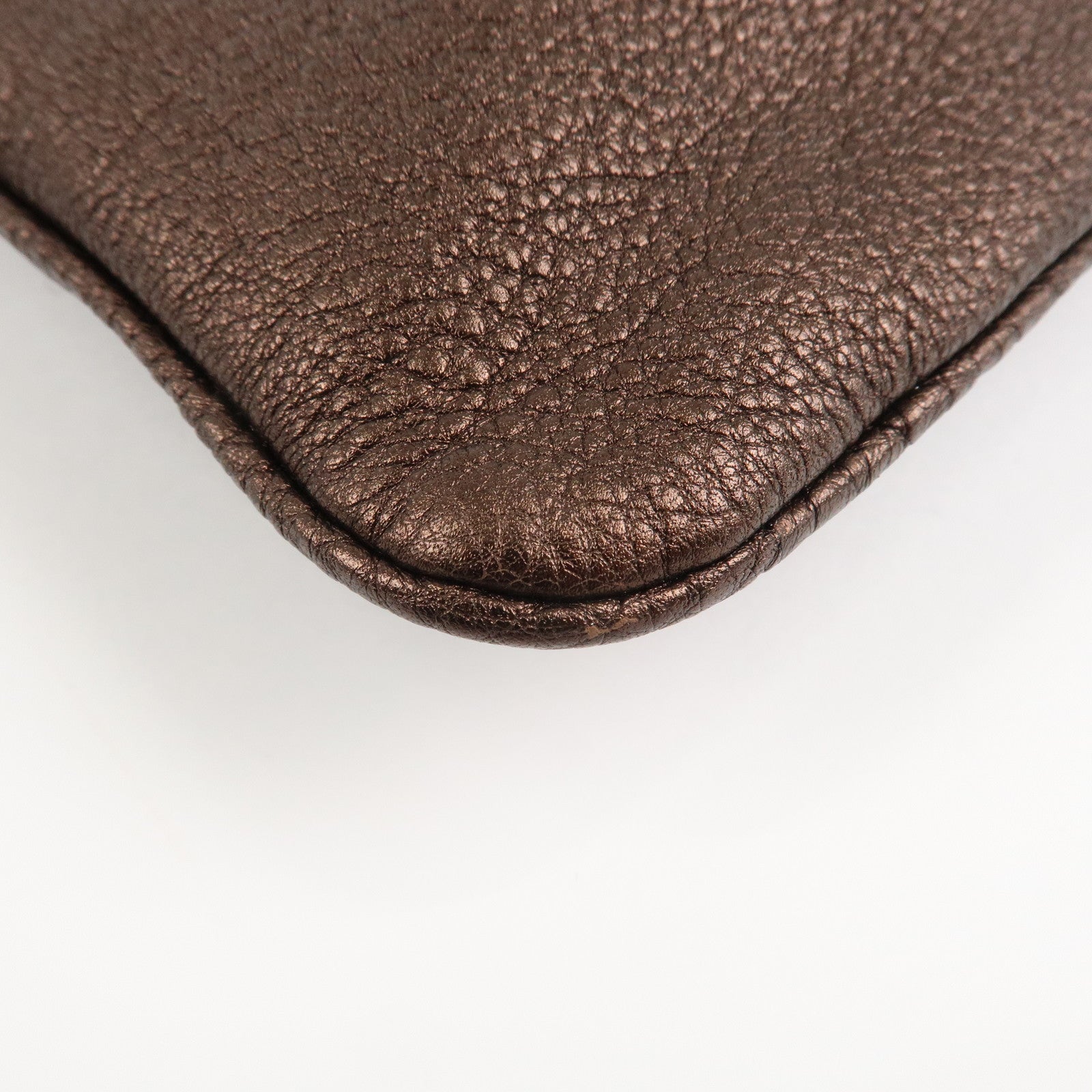 LOEWE Senda Leather Shoulder Bag Shoulder Bag Crossbody Bag Brown Used