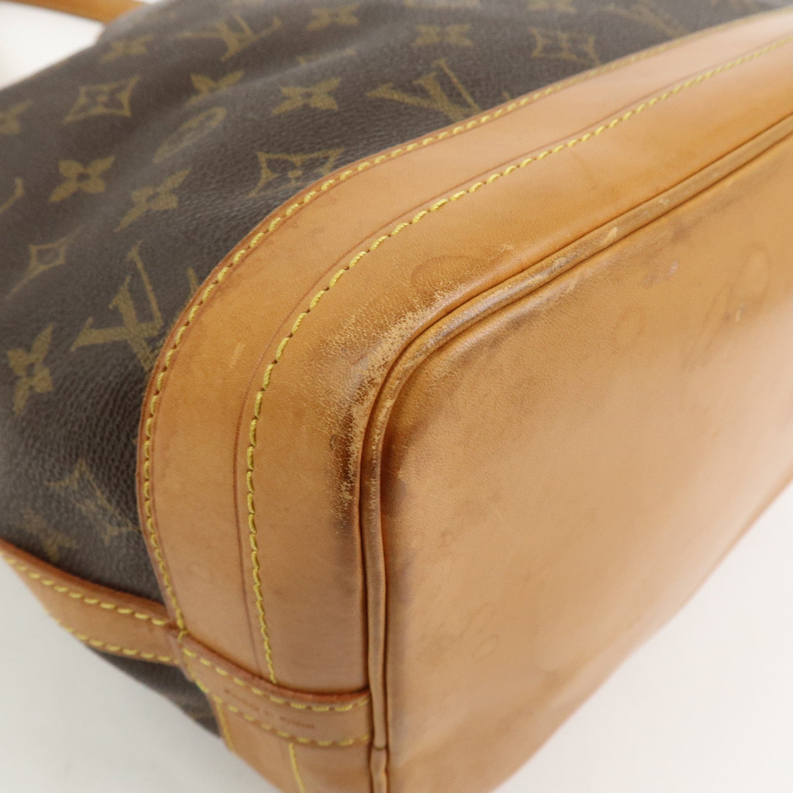 Louis Vuitton Monogram Noe Shoulder Bag Hand Bag Brown M42224