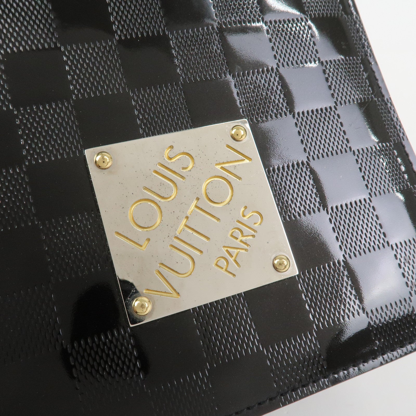 Louis Vuitton Damier Vernis Club Shoulder Bag Noir M92127