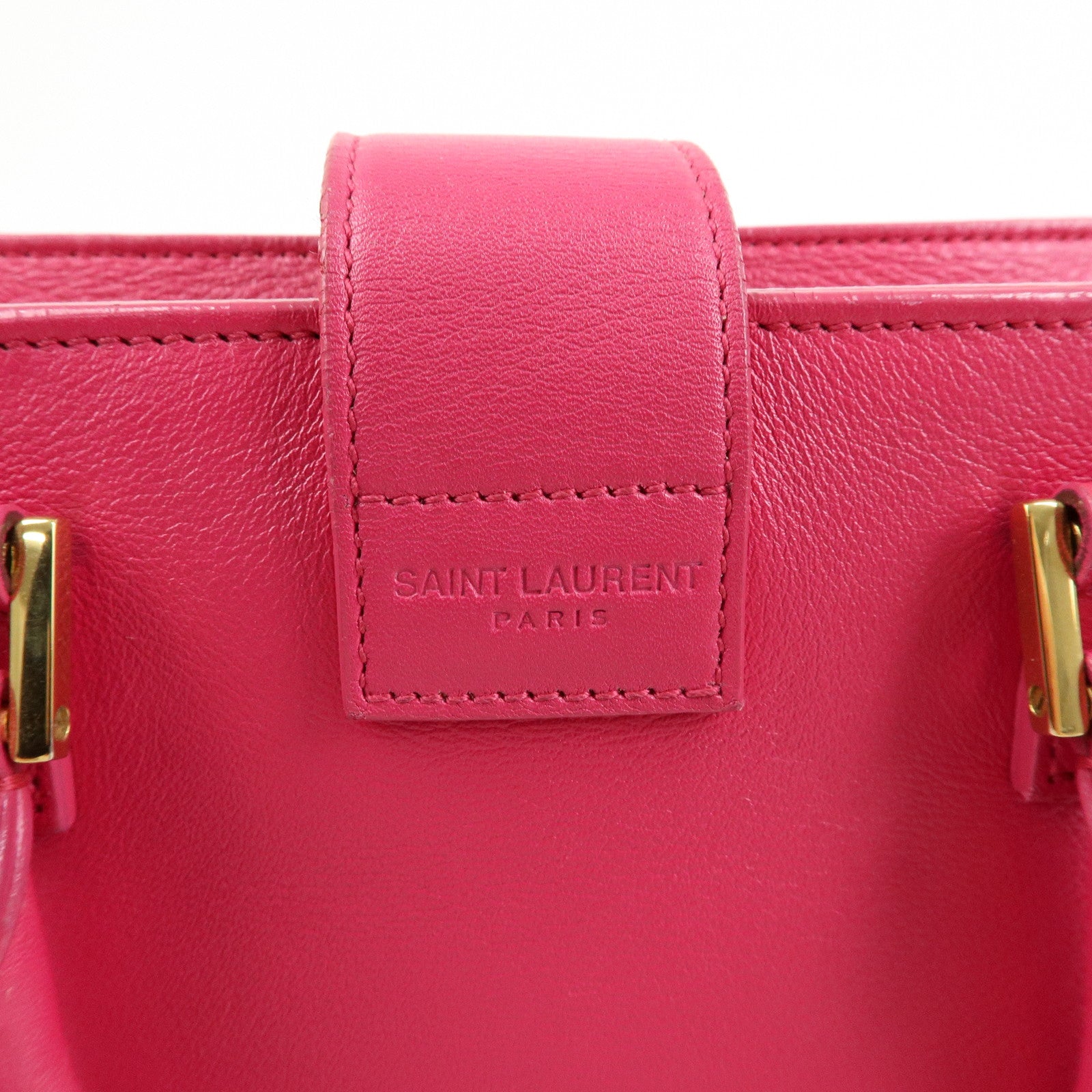 SAINT LAURENT PARIS Cassandra Leather 2Way Hand Shoulder Bag 372087