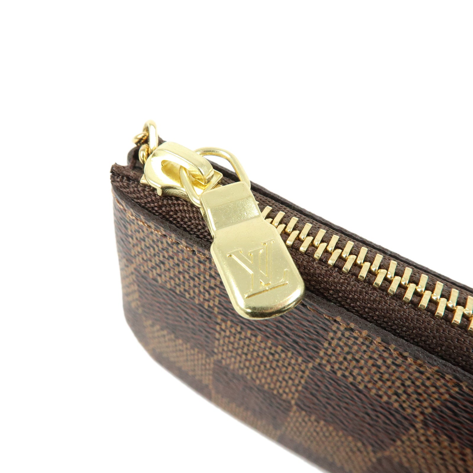 Louis Vuitton Damier Canvas Pochette Cles Damier Ebene N62658