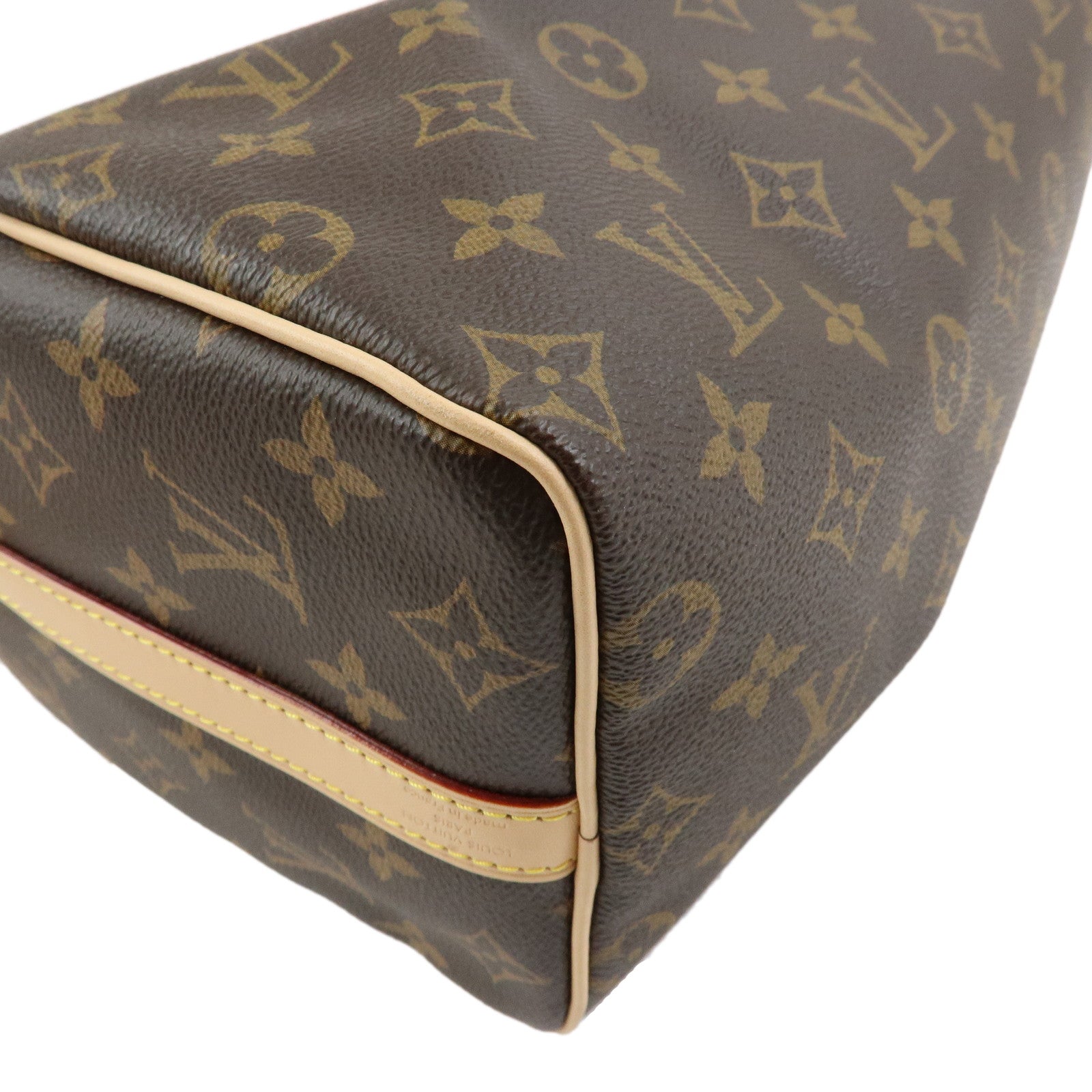 Louis Vuitton Monogram Speedy Bandouliere 25 2Way Bag Brown M46977