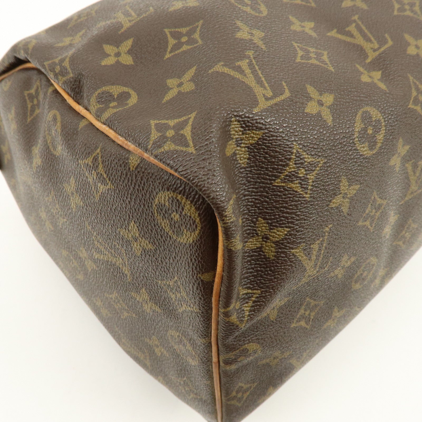 Louis Vuitton Monogram Speedy 40 Hand Bag Boston Bag Brown M41522