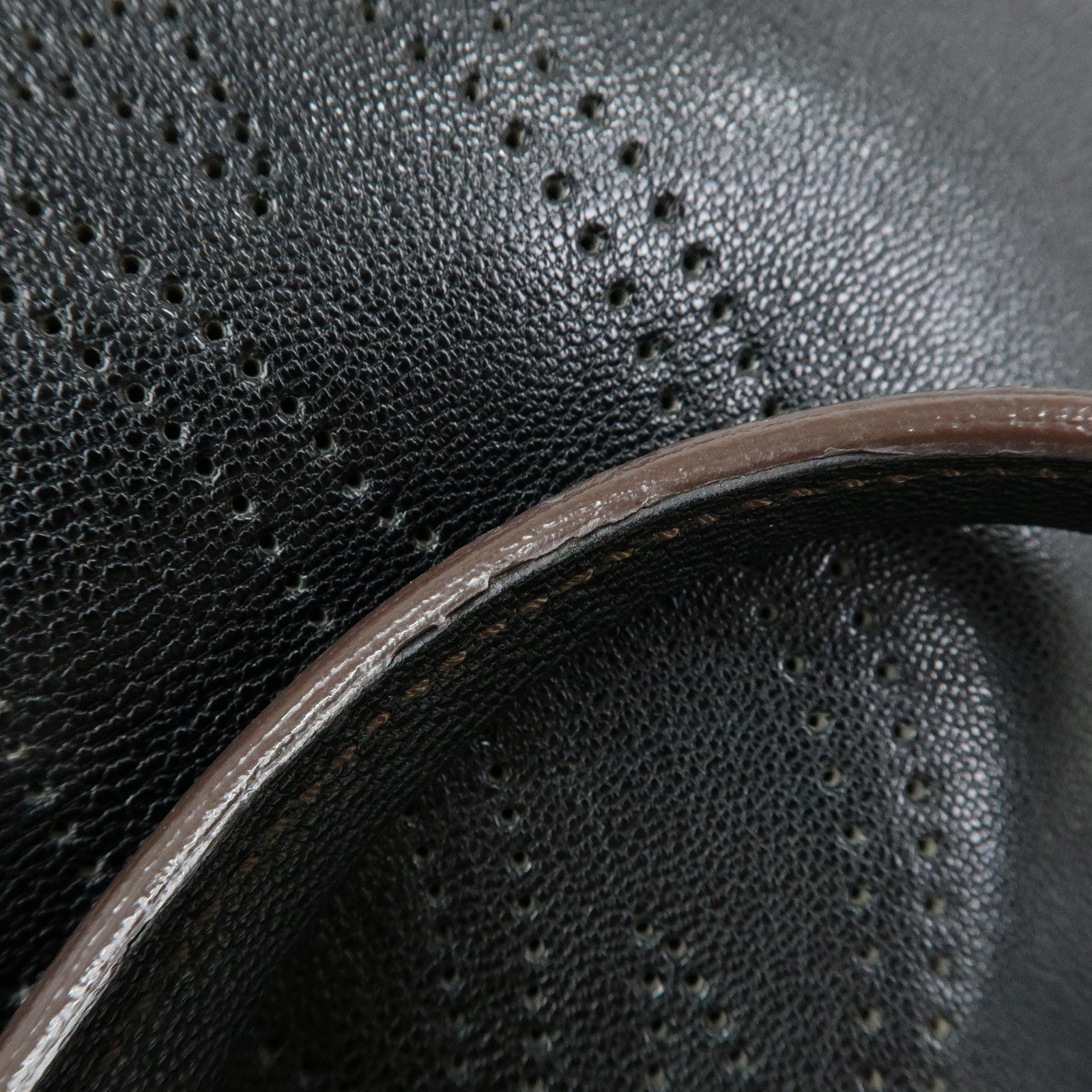 Cartier Marcello de Cartier Leather Hand Bag Tote Bag Black