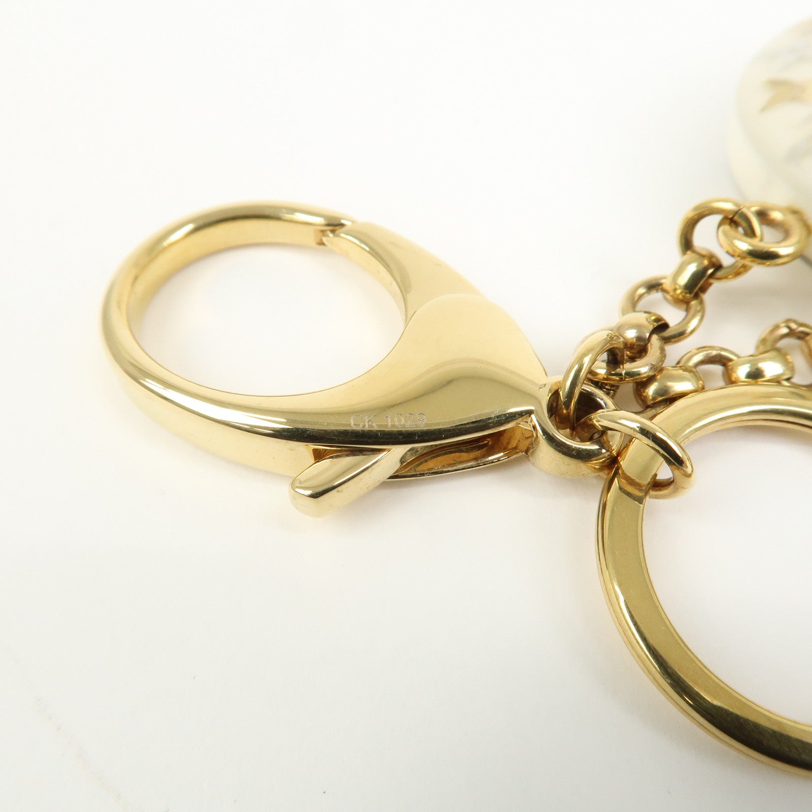 Louis Vuitton Porte Cles Marina Metal Bag Charm White M66141