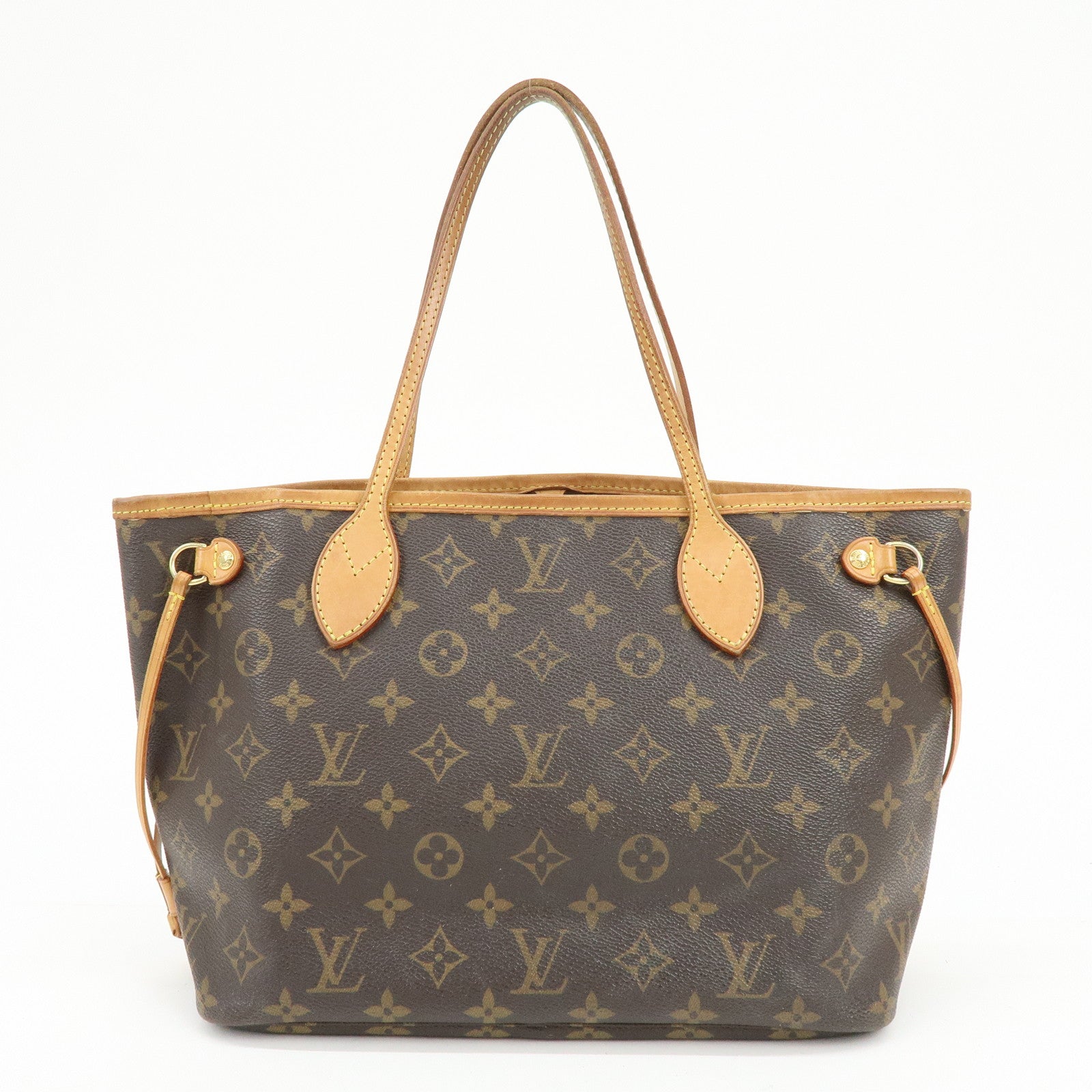 Louis Vuitton Monogram Neverfull PM Tote Bag Hand Bag Brown M40155