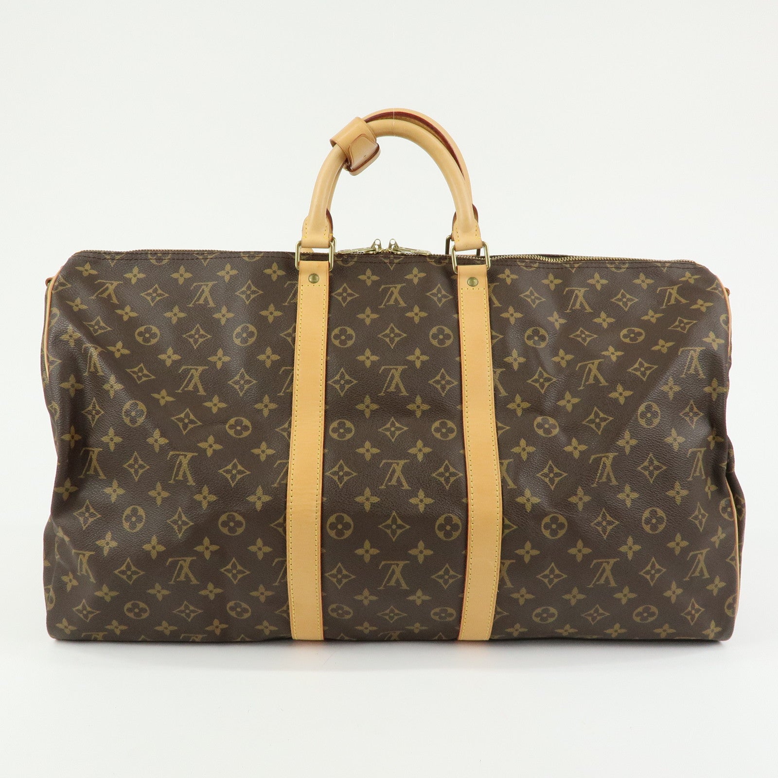 Louis Vuitton Monogram Keep All Bandouliere 55 Boston Bag M41414