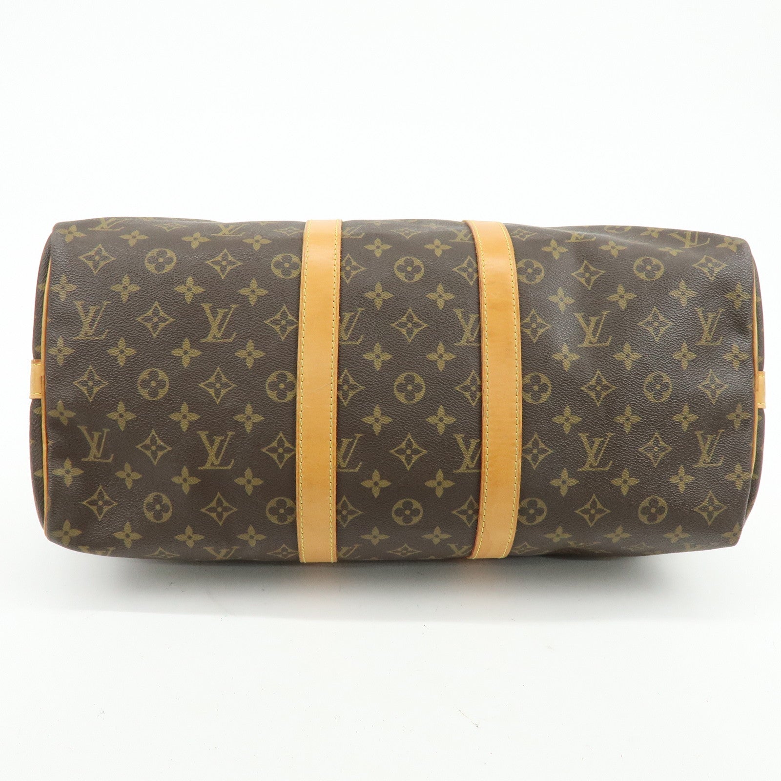 Louis Vuitton Monogram Keep All Bandouliere 45 Boston Bag M41418