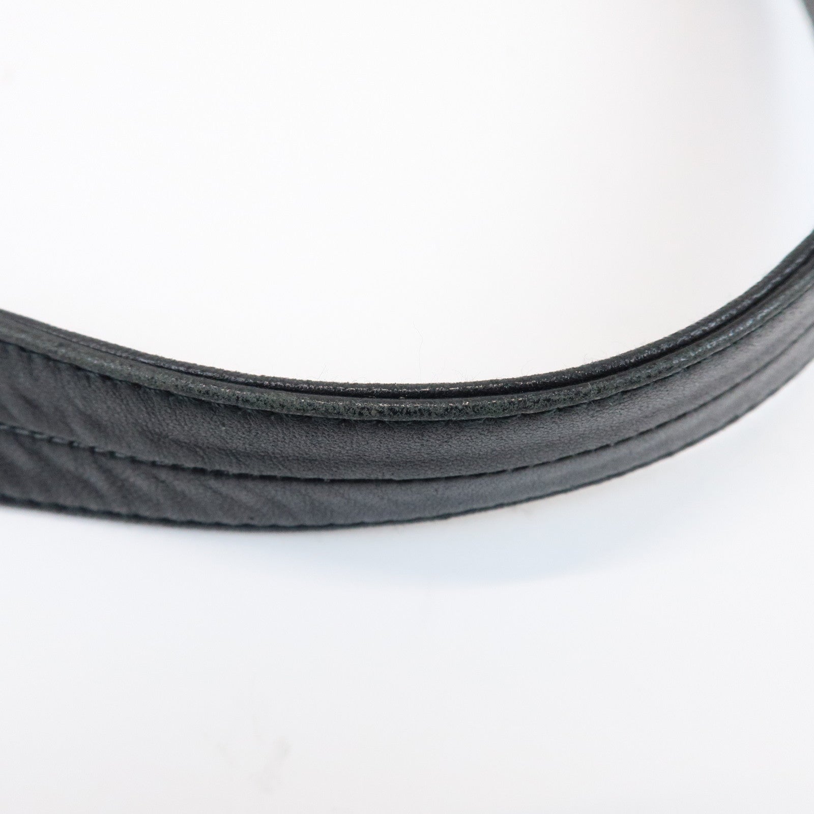 LOEWE Anagram Logo Nappa Leather Chain Shoulder Bag Hand Bag Black