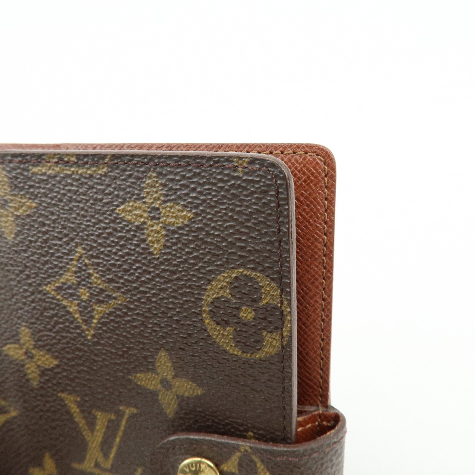 Louis Vuitton Monogram Agenda PM Planner Cover Brown R20005