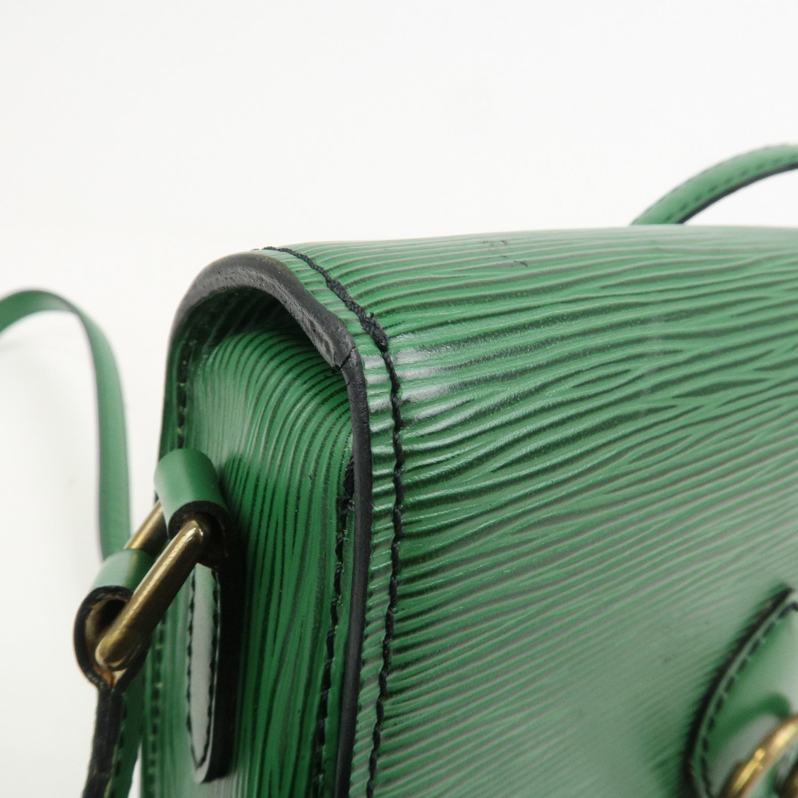 Louis Vuitton Epi Leather Mini Saint Cloud Shoulder Bag Borneo Green M52214