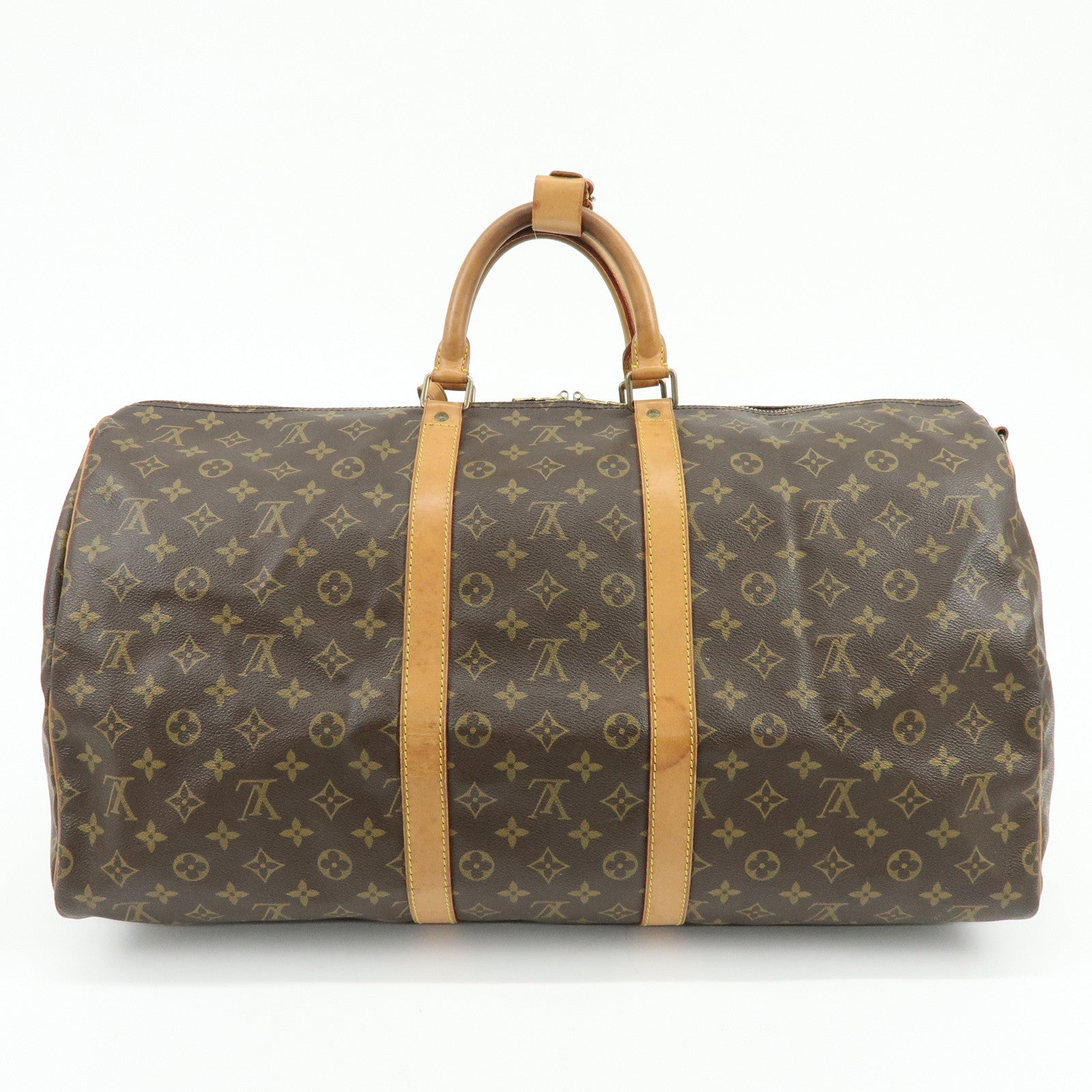 Louis Vuitton Monogram Keep All Bandouliere 55 Boston Bag M41414