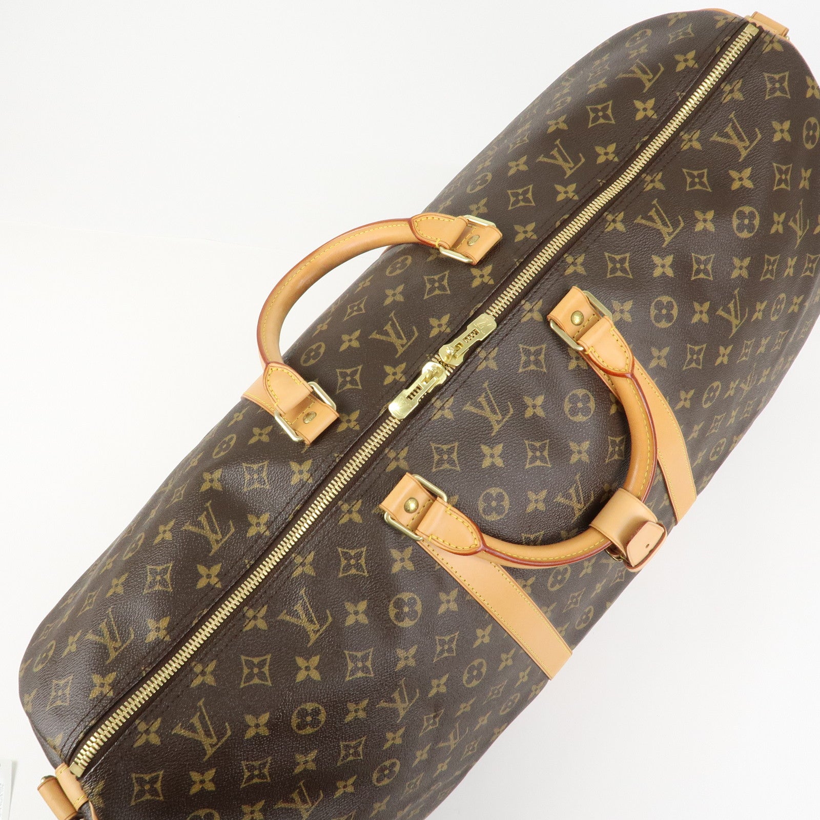 Louis Vuitton Monogram Keep All Bandouliere 60 Boston Bag M41412