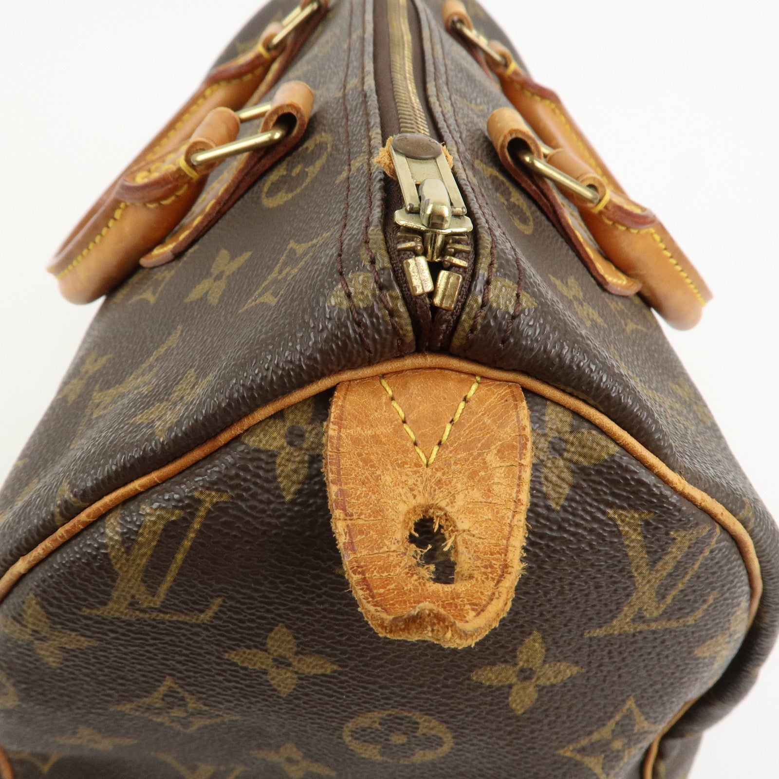 Louis Vuitton Monogram Speedy 30 Boston Bag Hand Bag Brown M41526