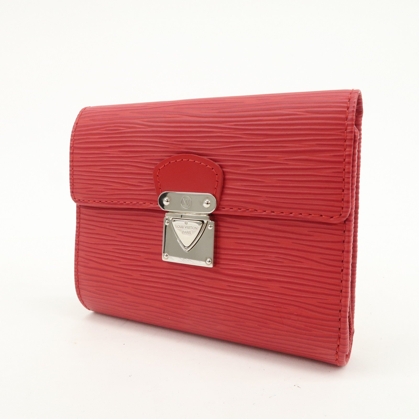 Louis Vuitton Epi Portefeuille Koala Wallet Rouge M5801E