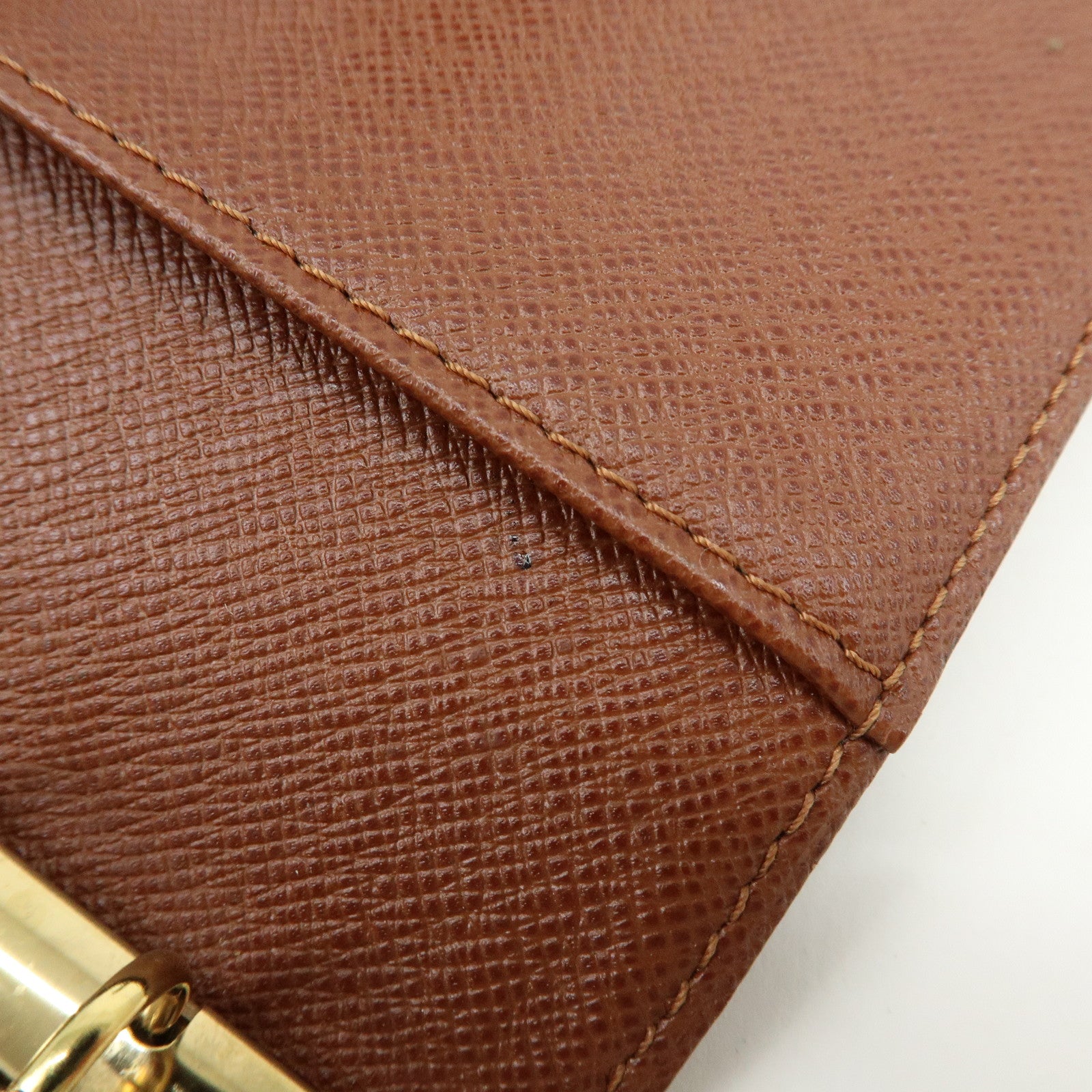 Louis Vuitton Monogram Agenda PM Planner Cover Brown R20005