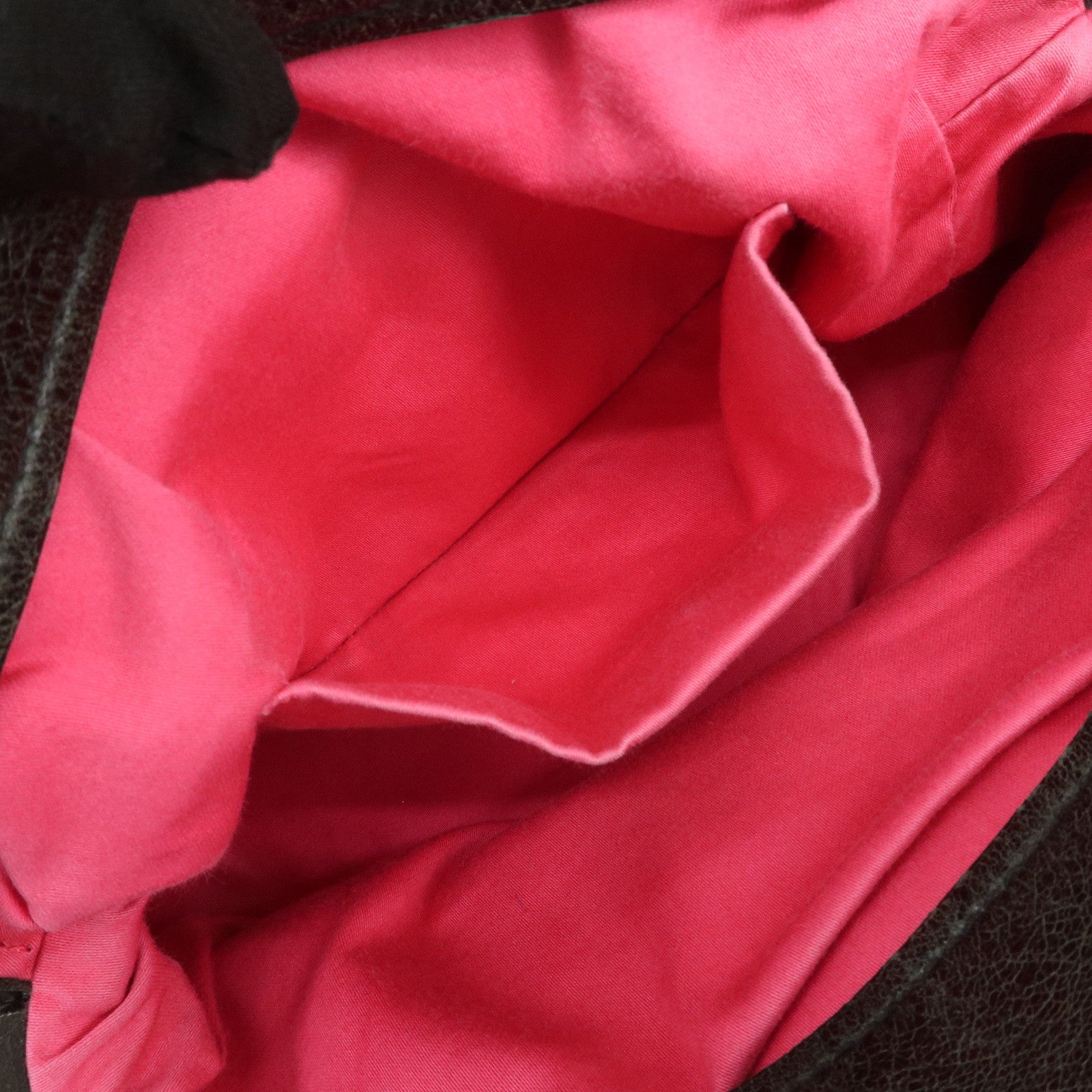 MIU MIU Logo Leather 2Way Bag Hand Bag Shoulder Bag Black