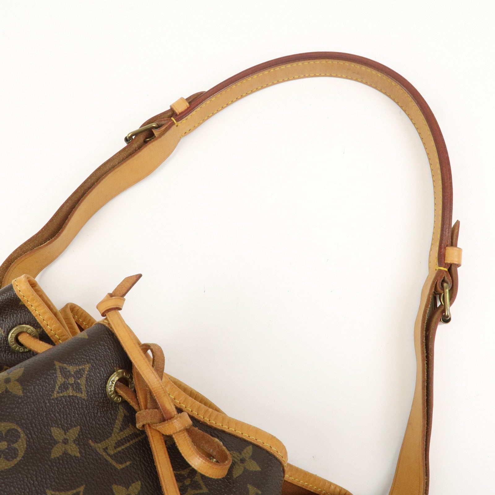 Louis Vuitton Monogram Petit Noe Shoulder Bag Brown M42226