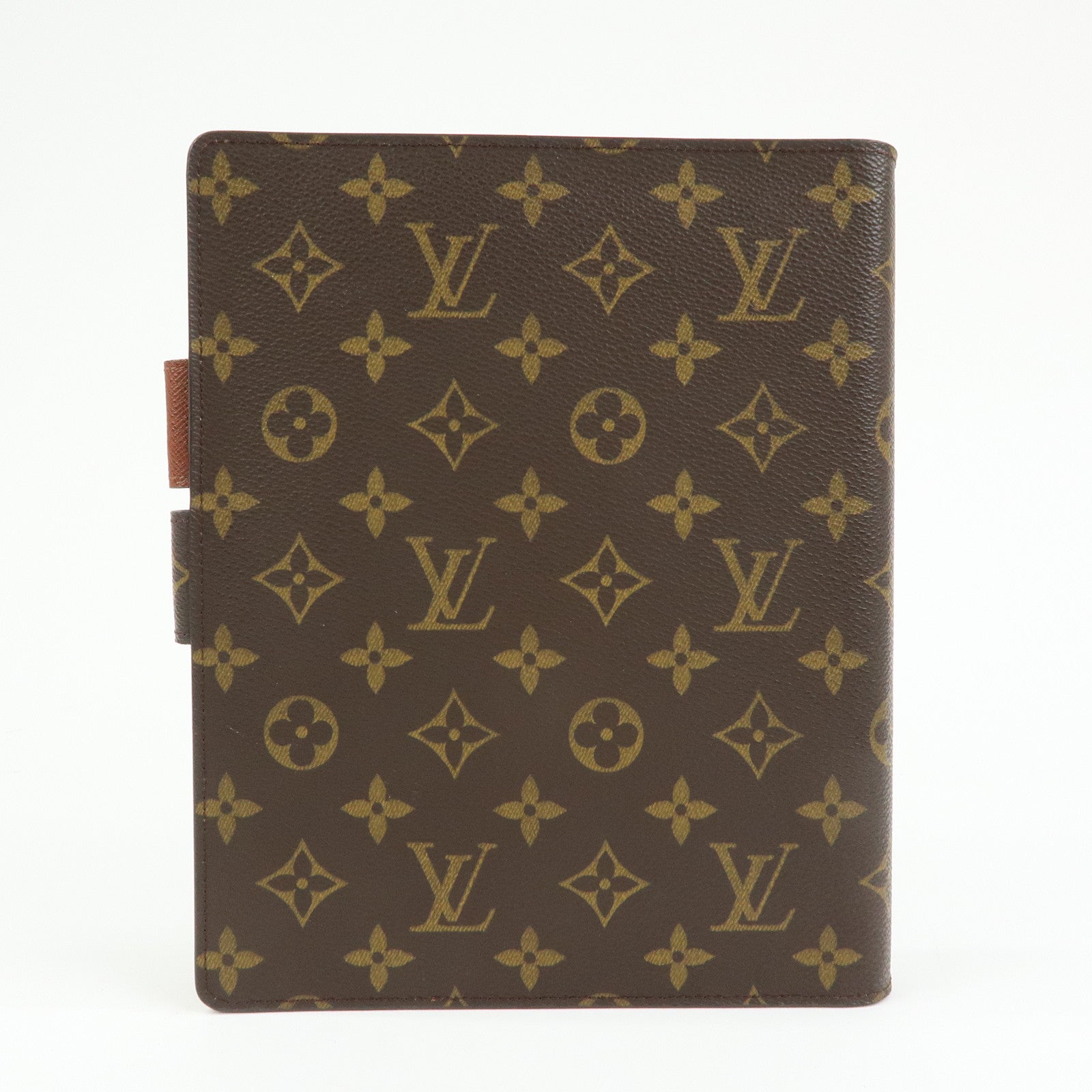 Louis Vuitton Monogram Agenda GM Planner Cover Brown R20106