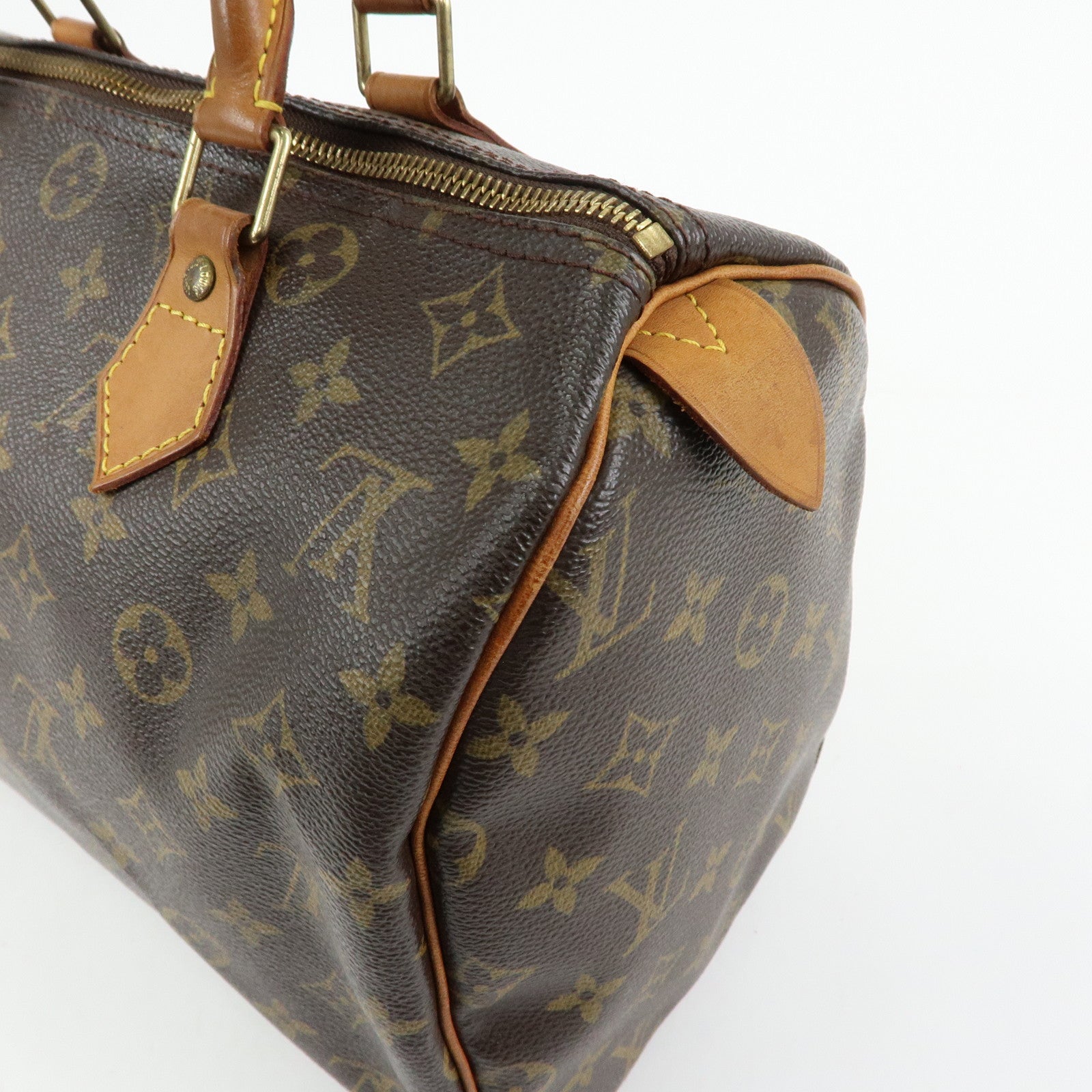 Louis Vuitton Monogram Speedy 30 Boston Bag Hand Bag Brown M41526