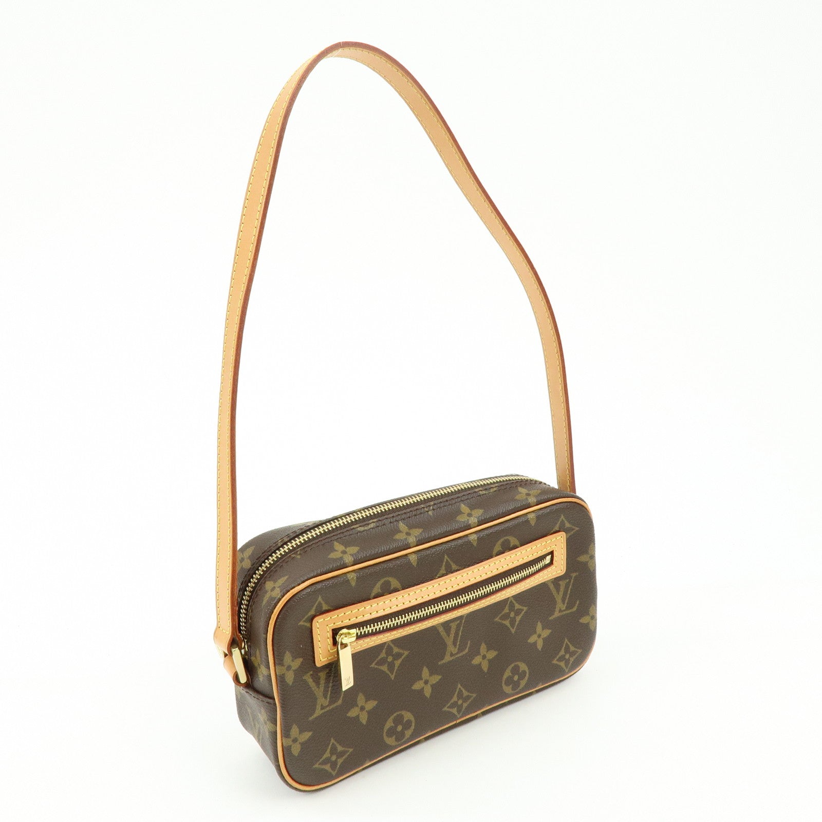 Louis Vuitton Monogram Pochette Cite Shoulder Bag Brown M51183