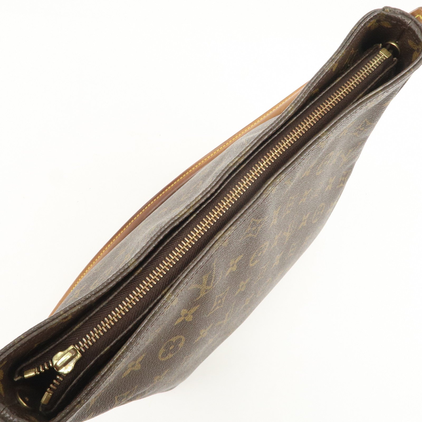 Louis Vuitton Monogram Looping GM Shoulder Bag Brown M51145