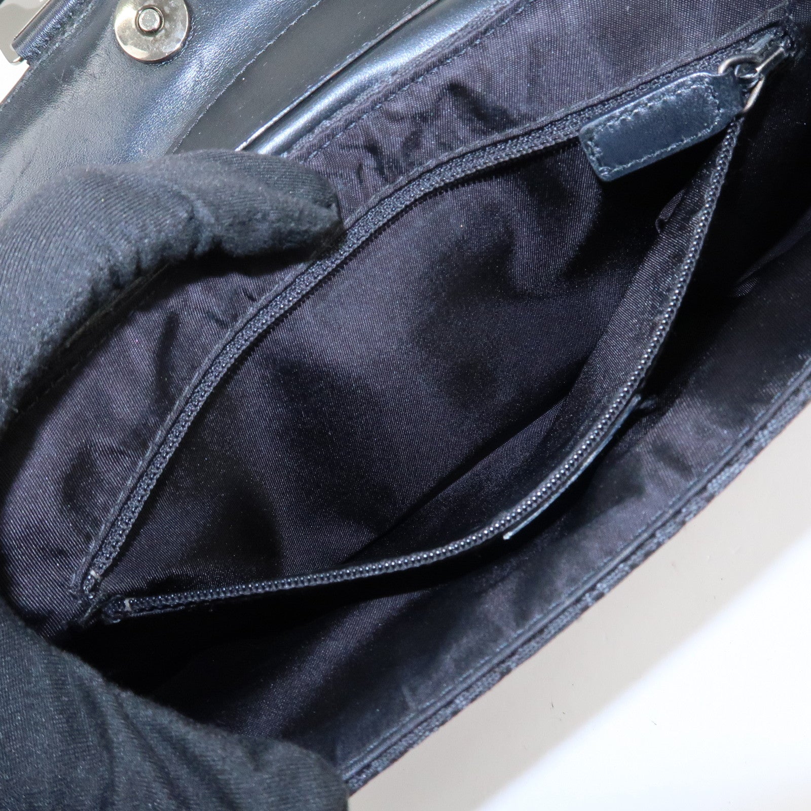 Christian Dior Trotter Street Chic Canvas Leather Shoulder Bag