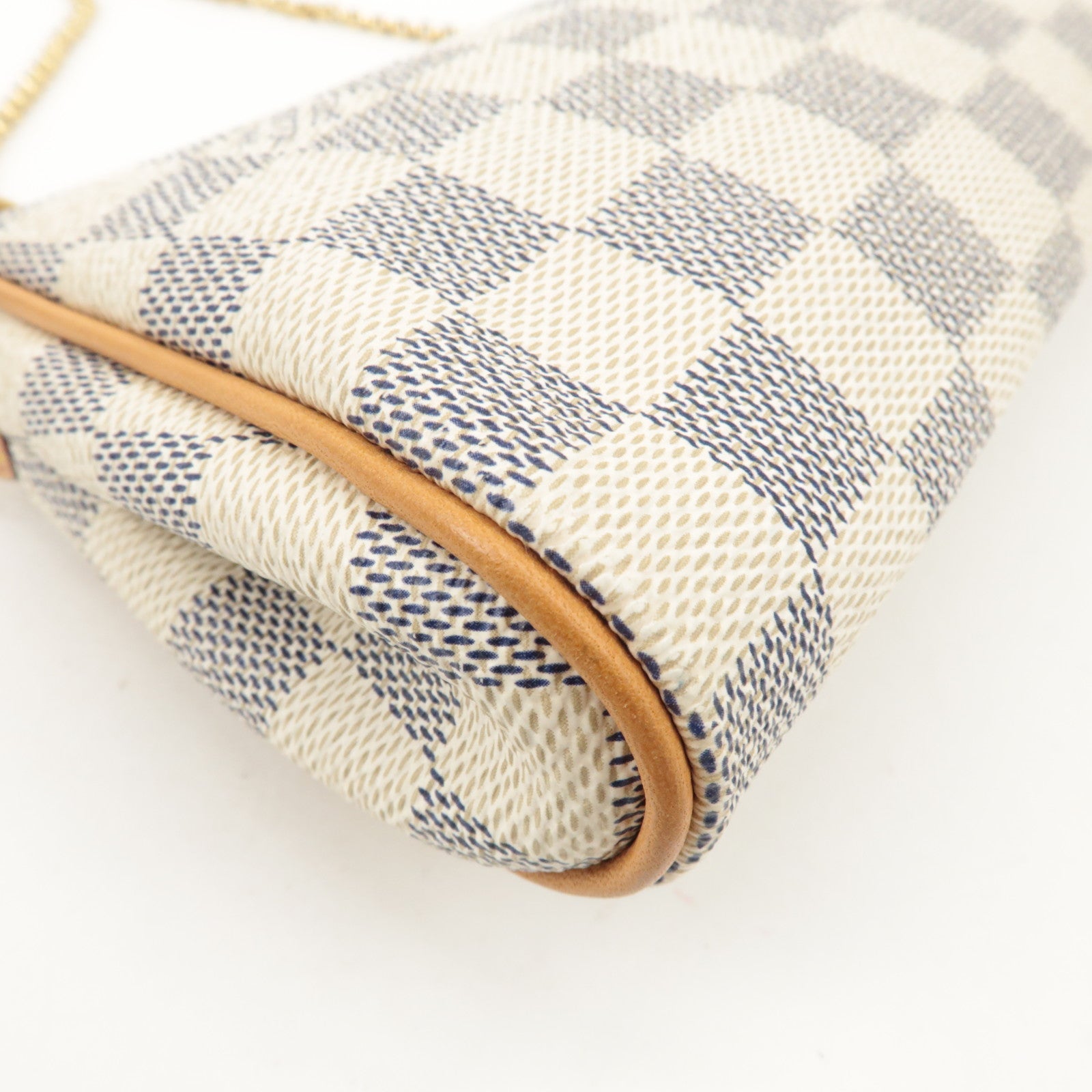 Louis Vuitton Damier Azur Eva 2Way Bag Pouch Shoulder Bag N55214 Used