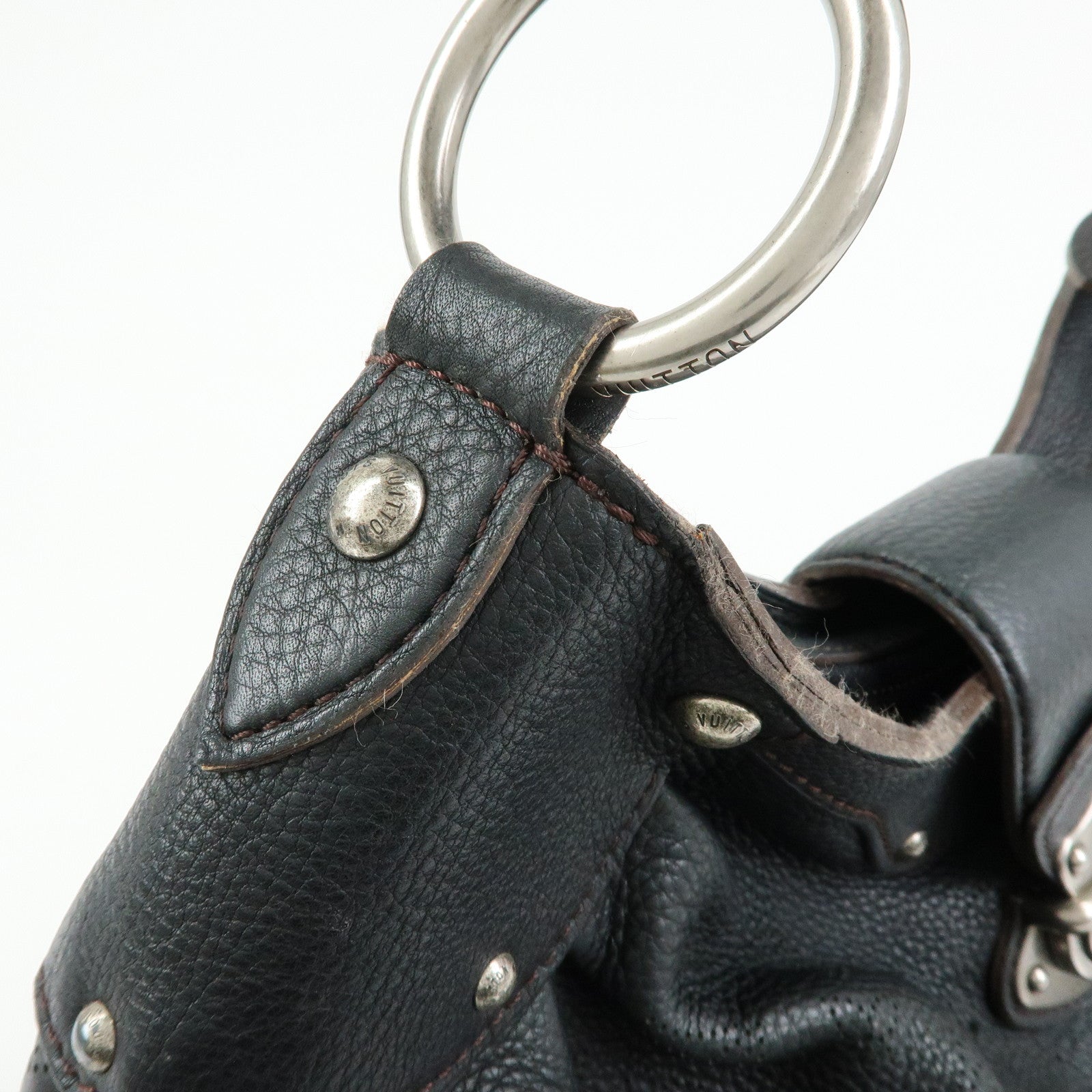 Louis Vuitton Monogram Mahina Solar PM Shoulder Bag Noir M93127