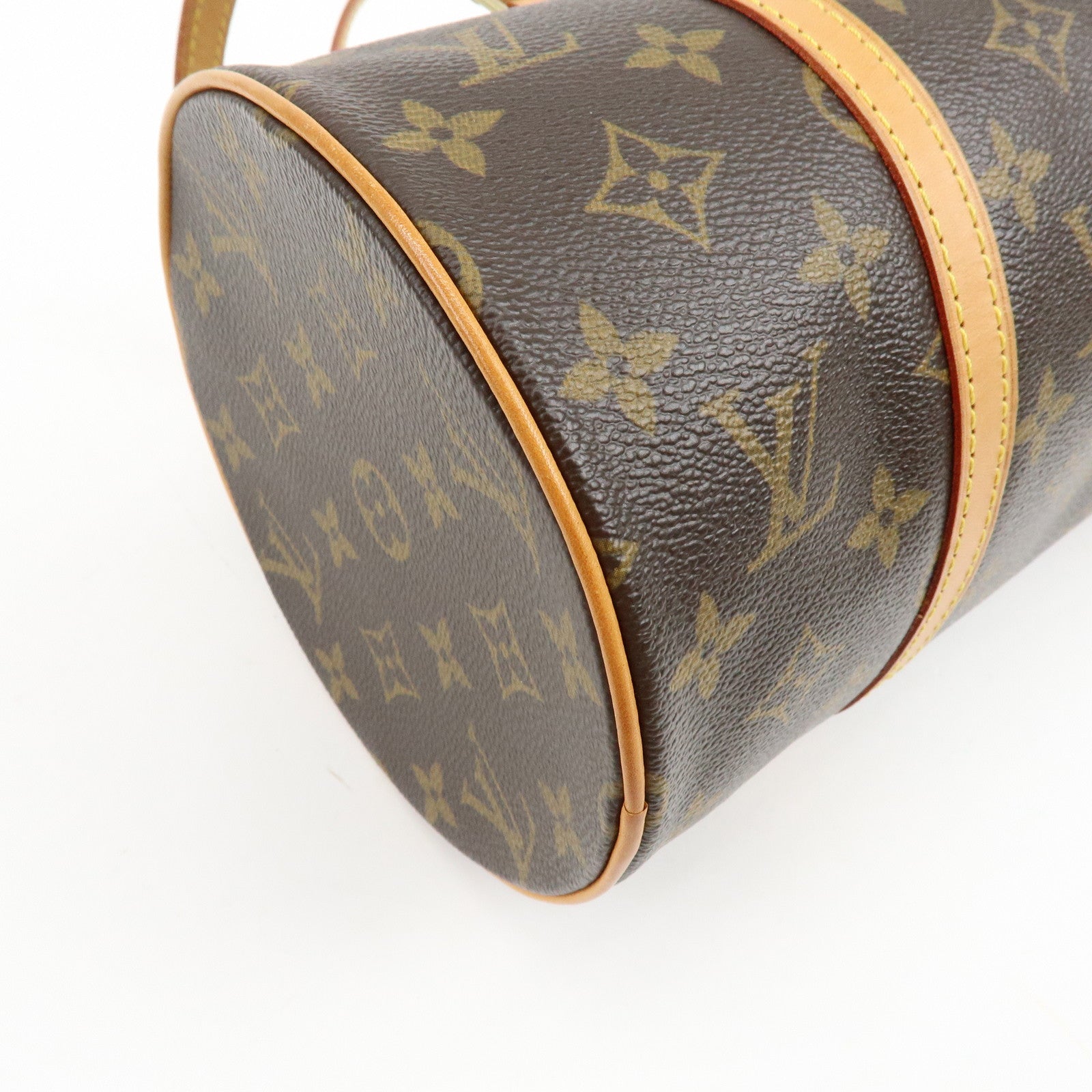 Louis Vuitton Monogram Papillon 30 Hand Bag Brown M51385