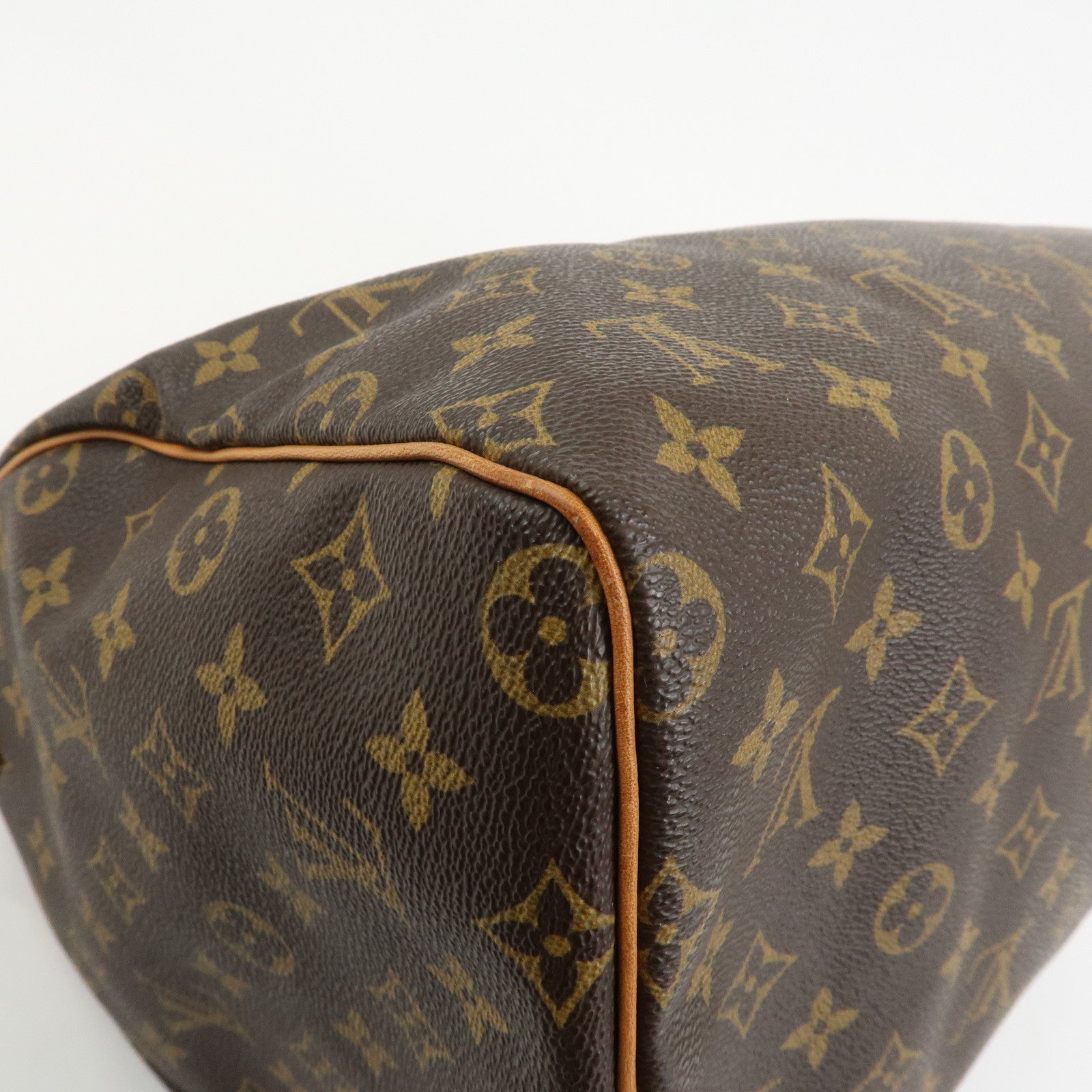 Louis Vuitton Monogram Speedy 40 Hand Bag Boston Bag Brown M41522