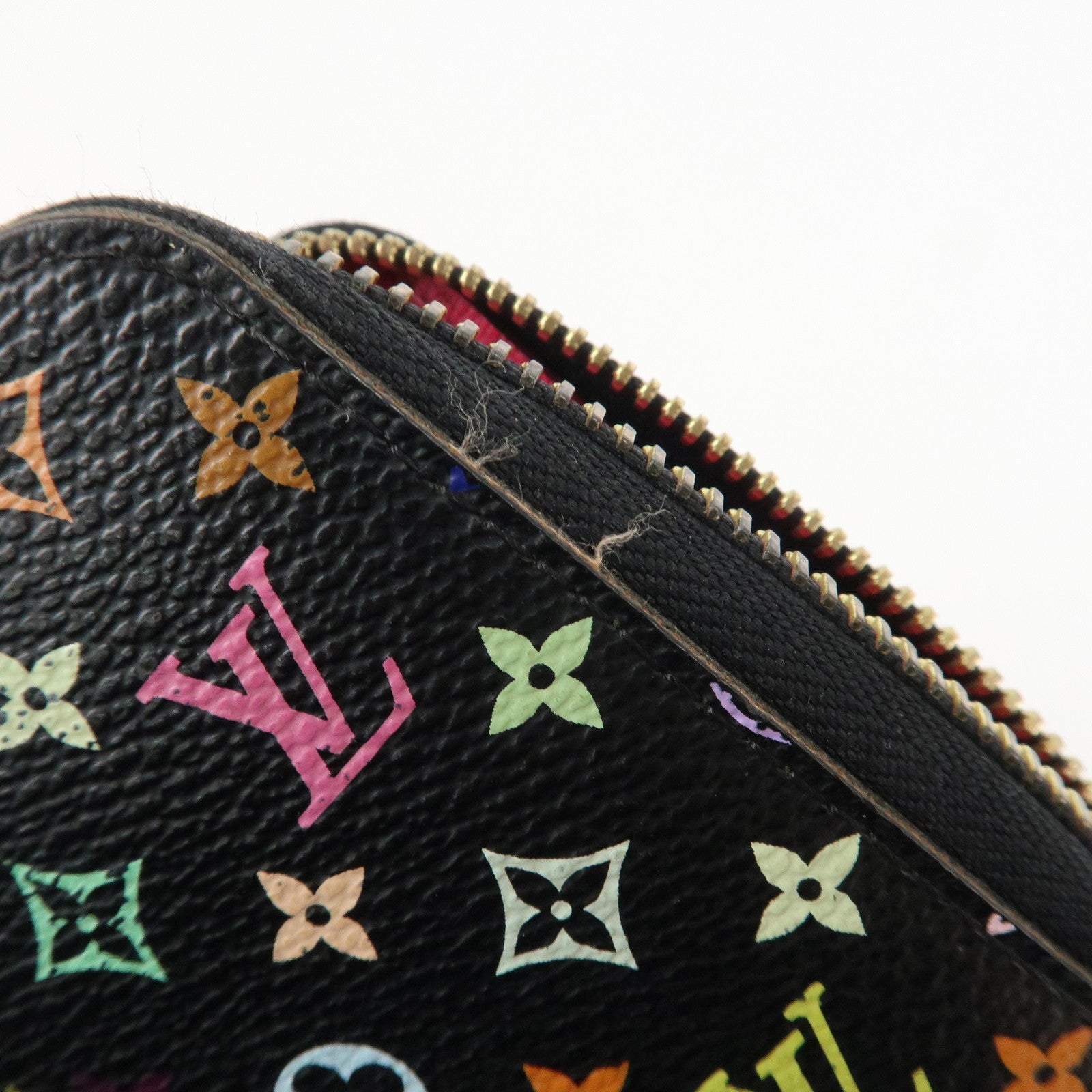 Louis Vuitton Monogram Multicolor Zippy Wallet Long Wallet Noir M60243