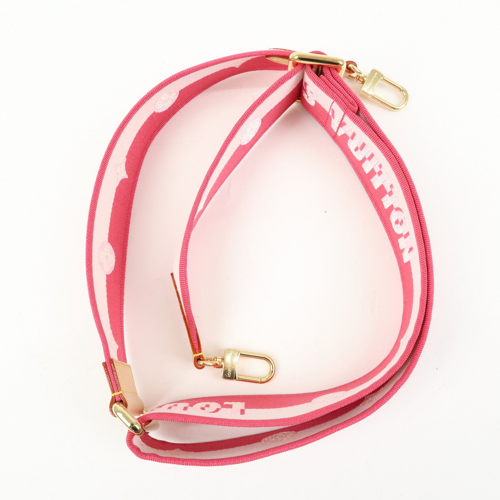 Louis Vuitton Adjustable Shoulder Strap for Neverfull BB Rose Peony