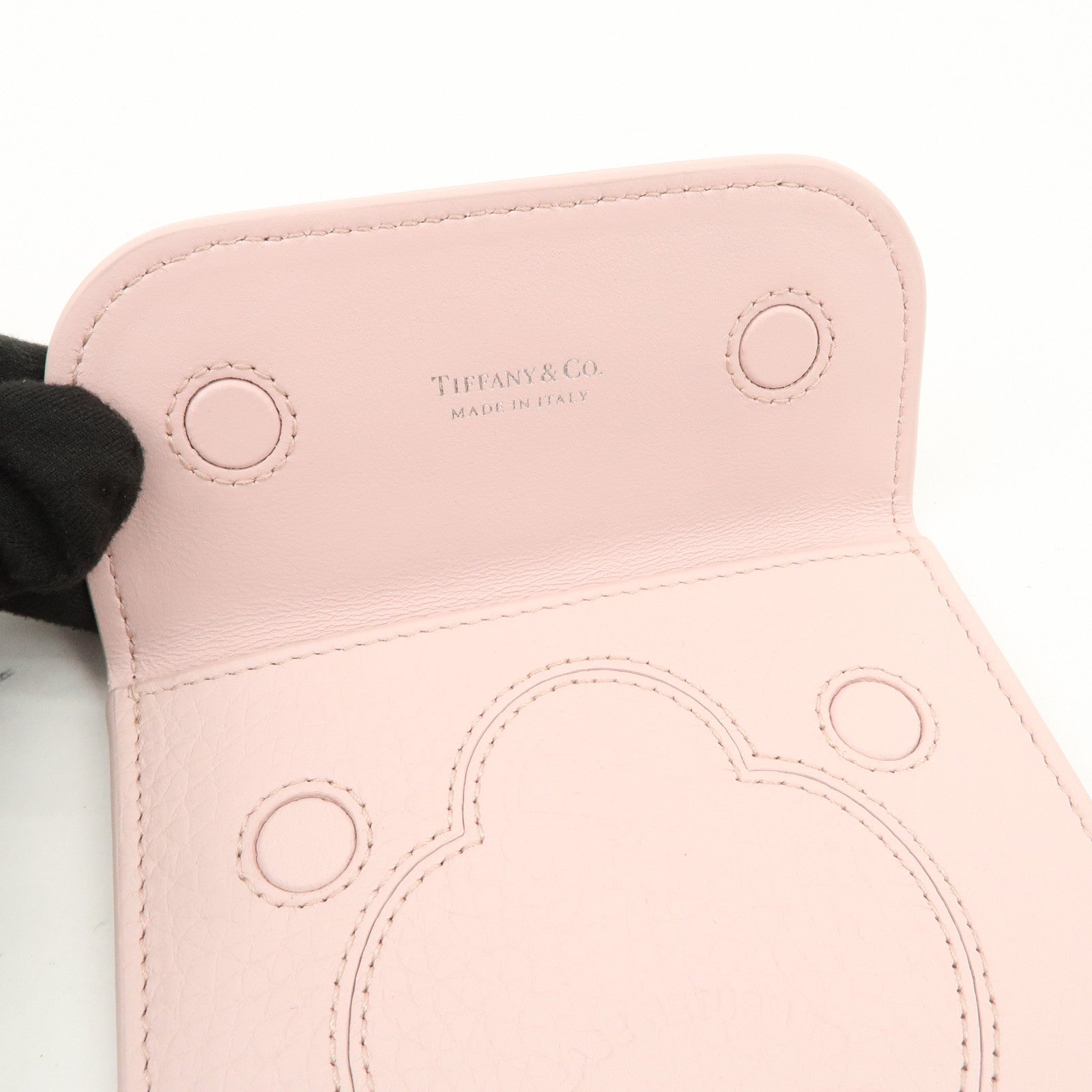 Tiffany & Co Return to Heart Leather Pouch Accessory Case Pink