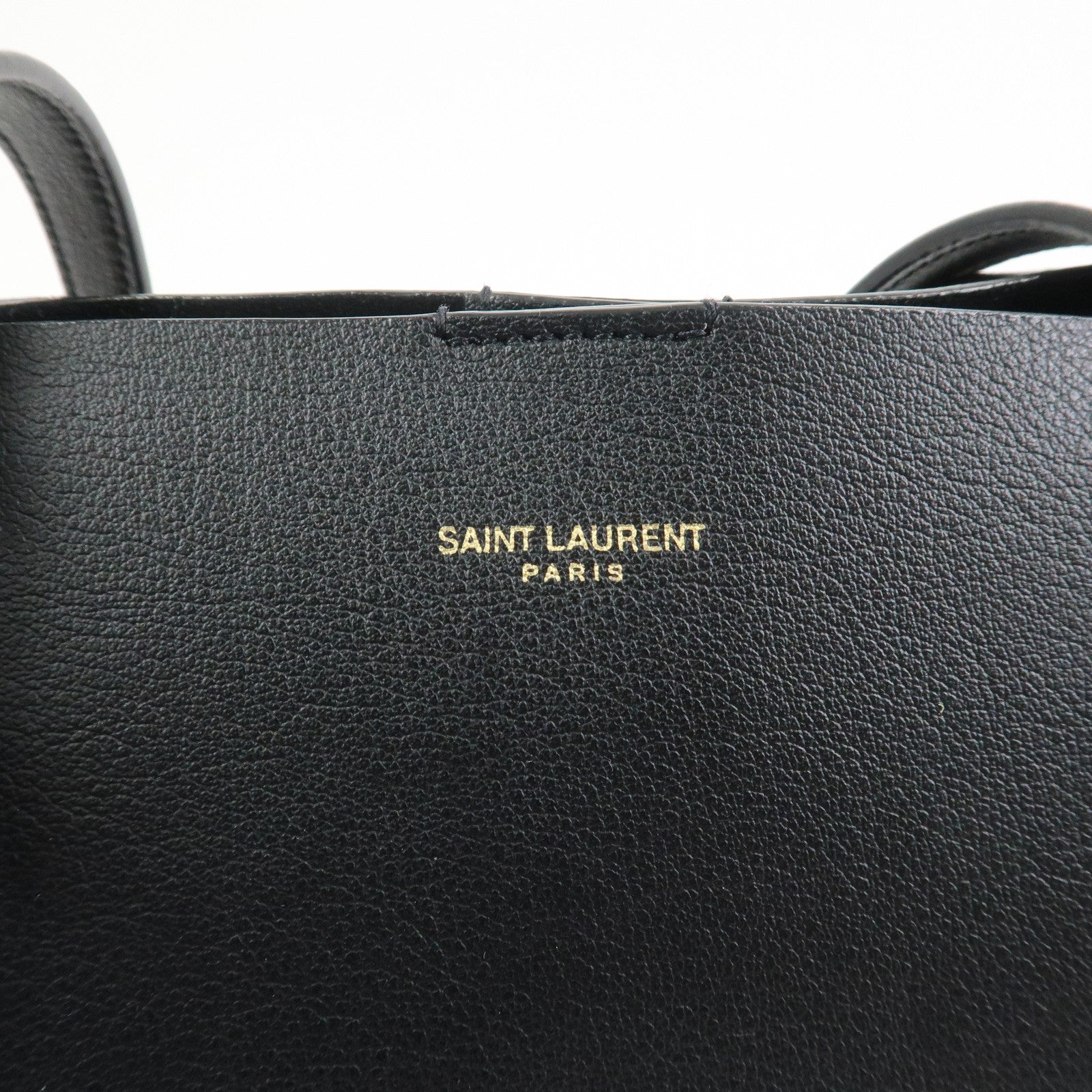 SAINT LAURENT PARIS Shopping Bag EAST WEST Tote Bag Black 600281