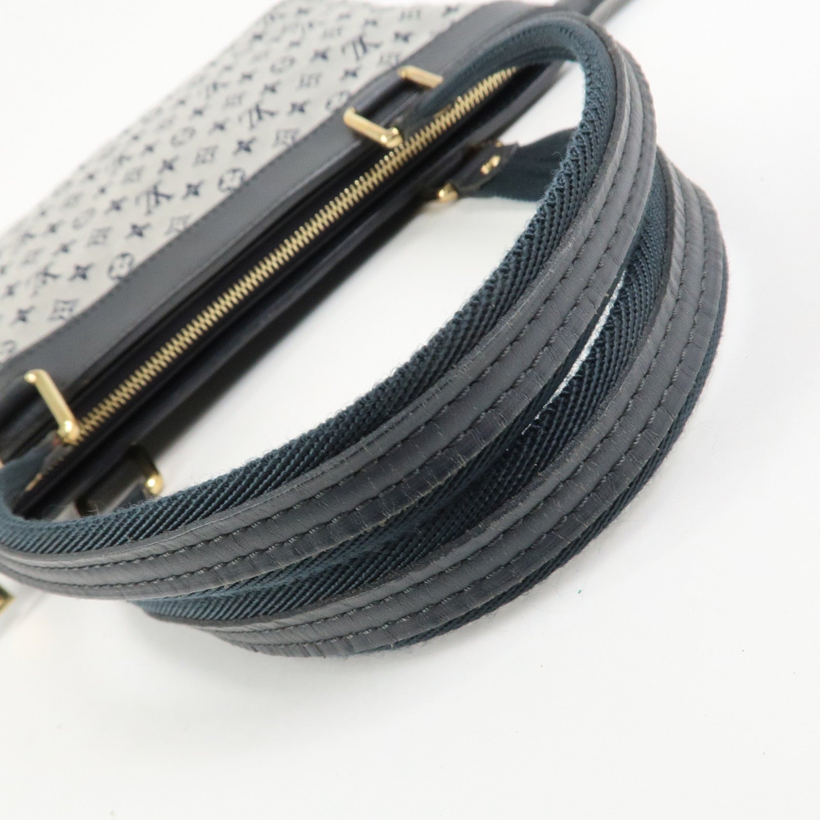 Louis Vuitton Monogram Mini Lin Lucille PM Hand Bag Blue M92676