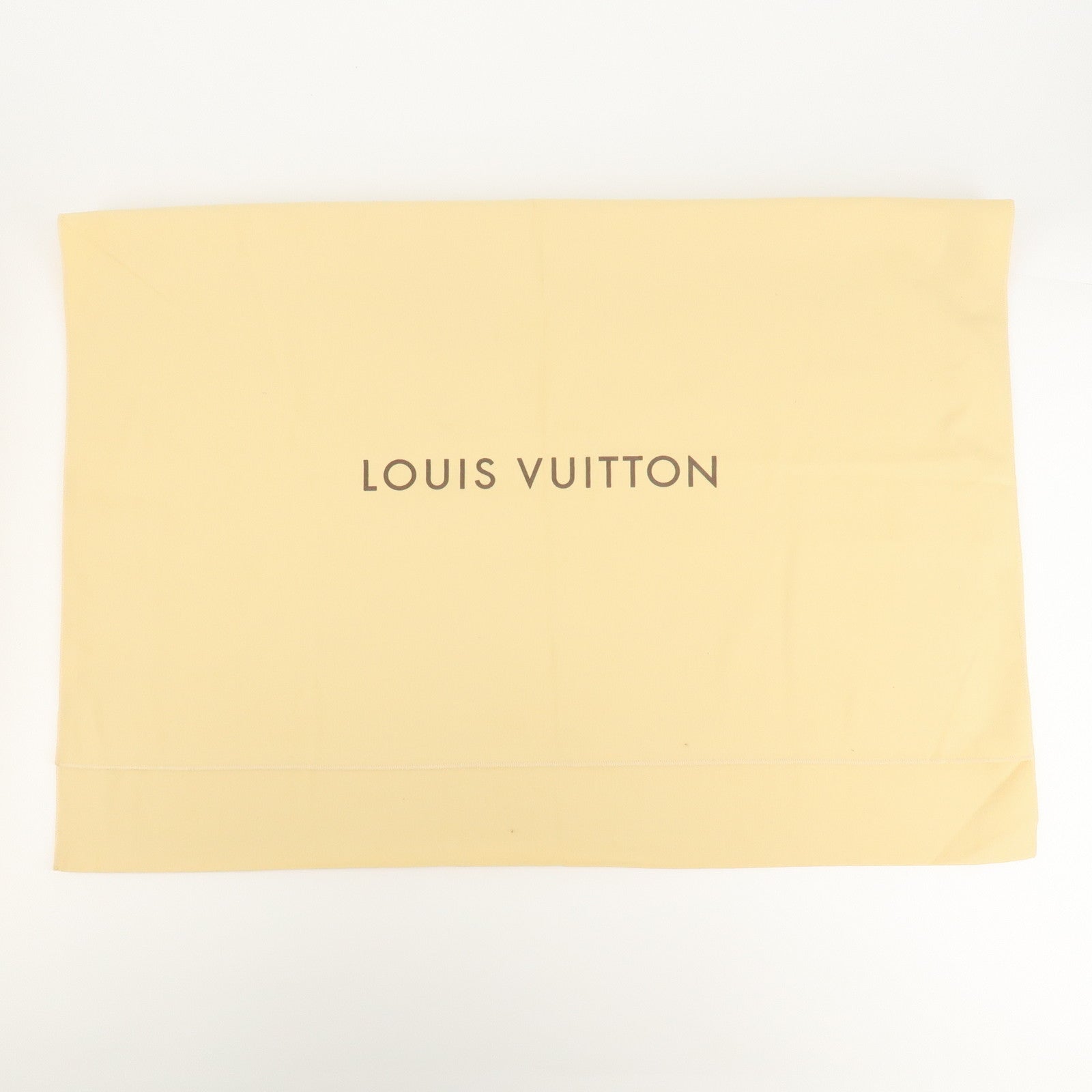 Louis Vuitton Set of 10 Dust Bag Storage Bag Flap Style Beige Used