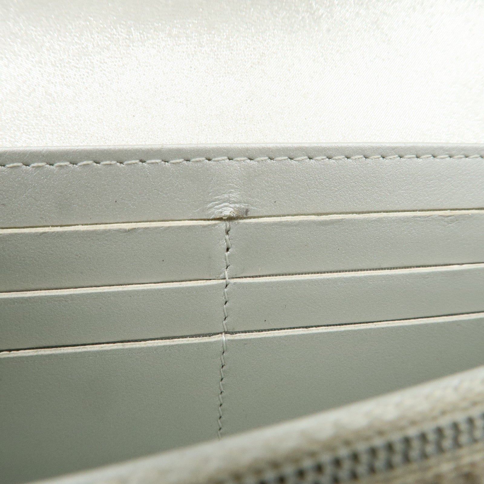 CHANEL Lamb Skin Star Embossed Flap Long Wallet 2017 Limited A70097