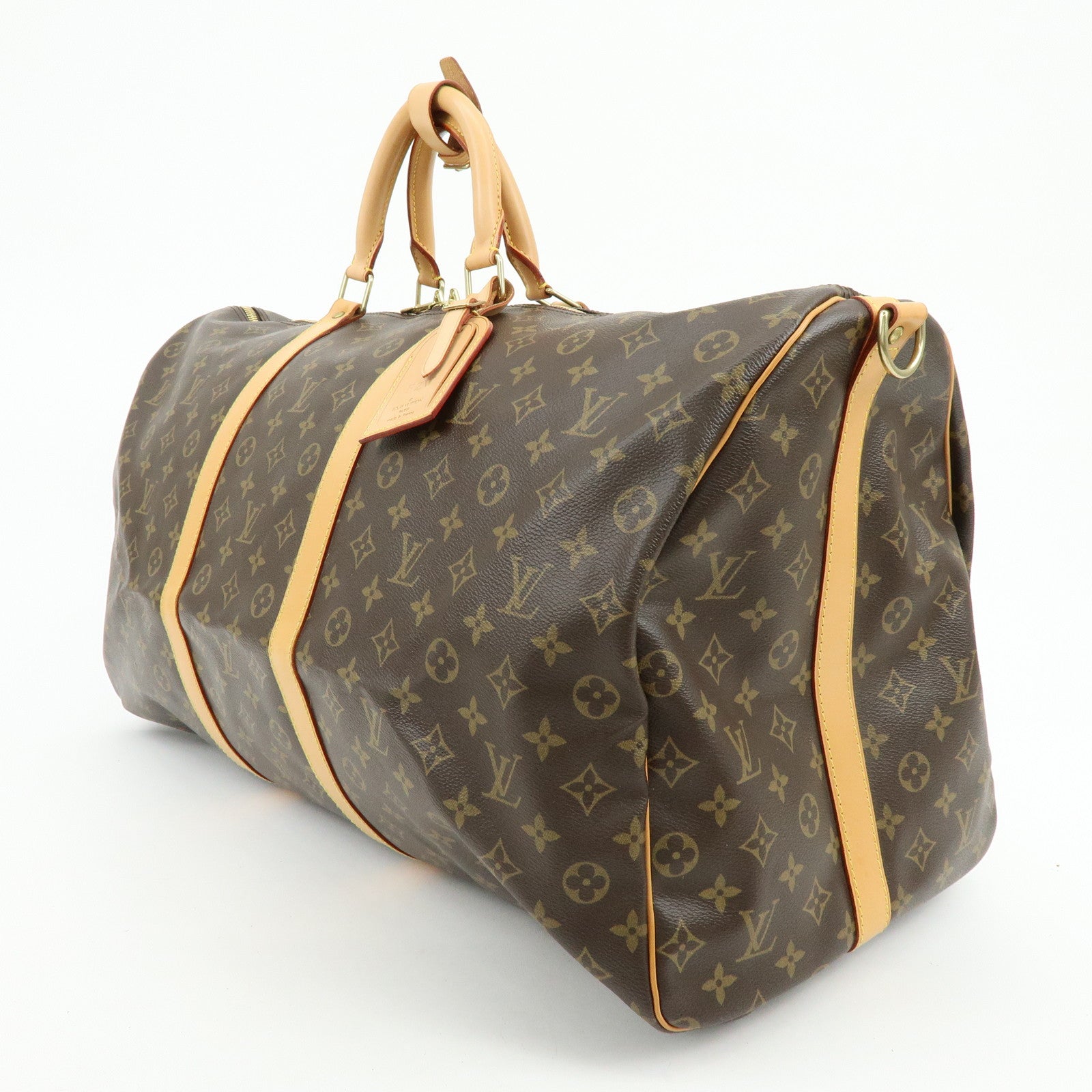 Louis Vuitton Monogram Keep All Bandouliere 60 Boston Bag M41412